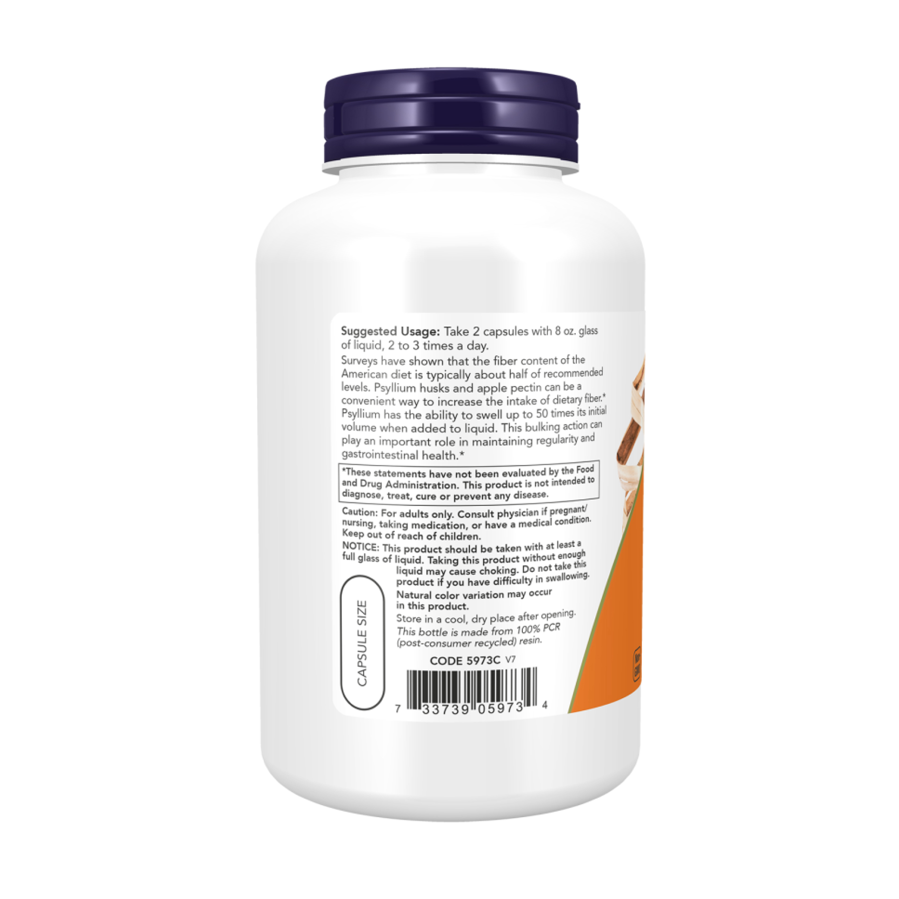 Now Foods Psyllium Husk 700mg - 360 vcaps 2023-10-2831