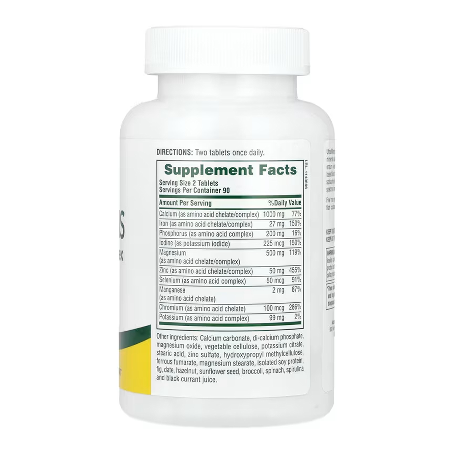 Nature's Plus Ultra-Mins Multi Mineral Complex - 180 caps 2023-10-6833
