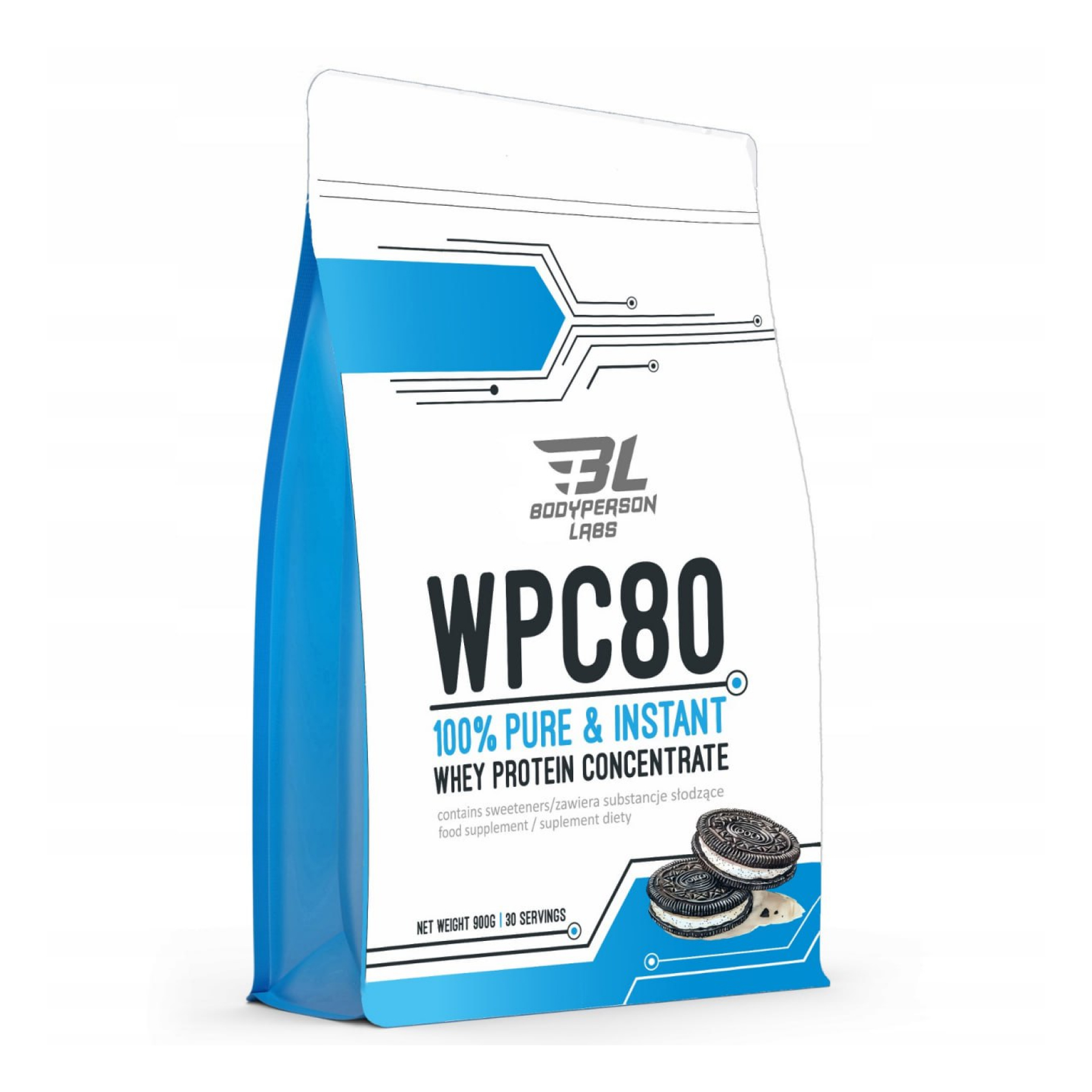 Bodyperson Labs WPC80 - 900g Oreo 100-41-2779210-20