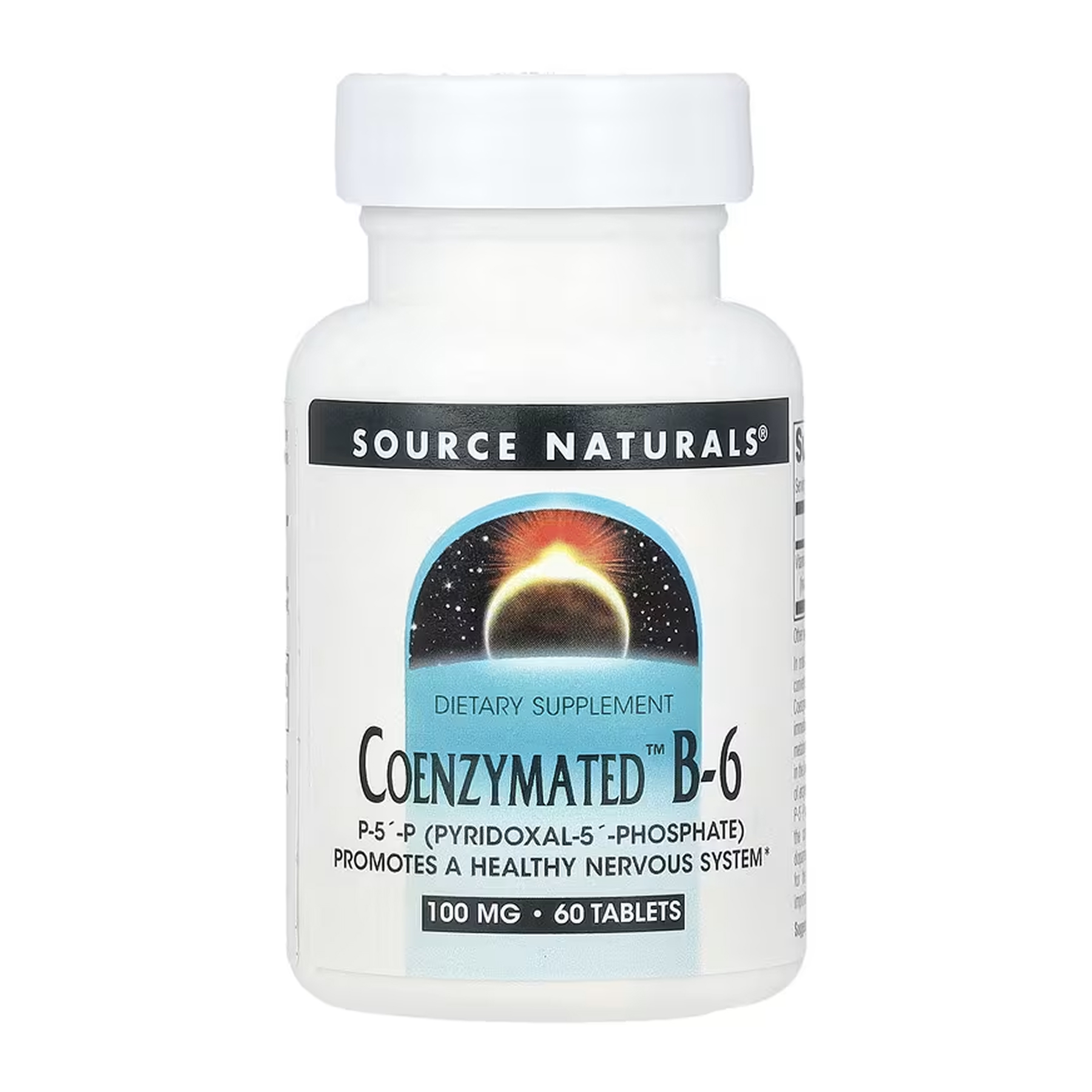 Source Naturals Coenzymated™ Vitamin B-6 100 mg - 60 tabs 2023-10-6149