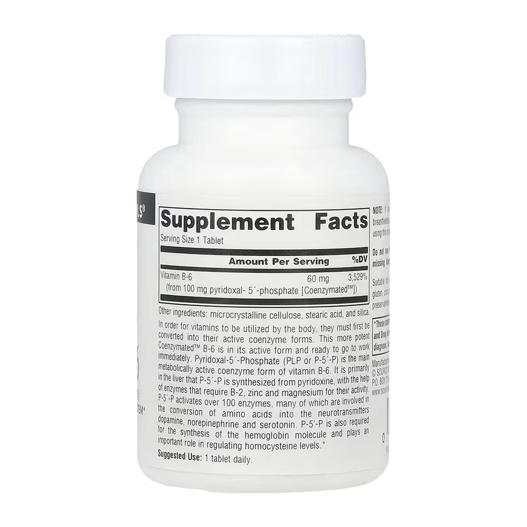 Source Naturals Coenzymated™ Vitamin B-6 100 mg - 60 tabs 2023-10-6149