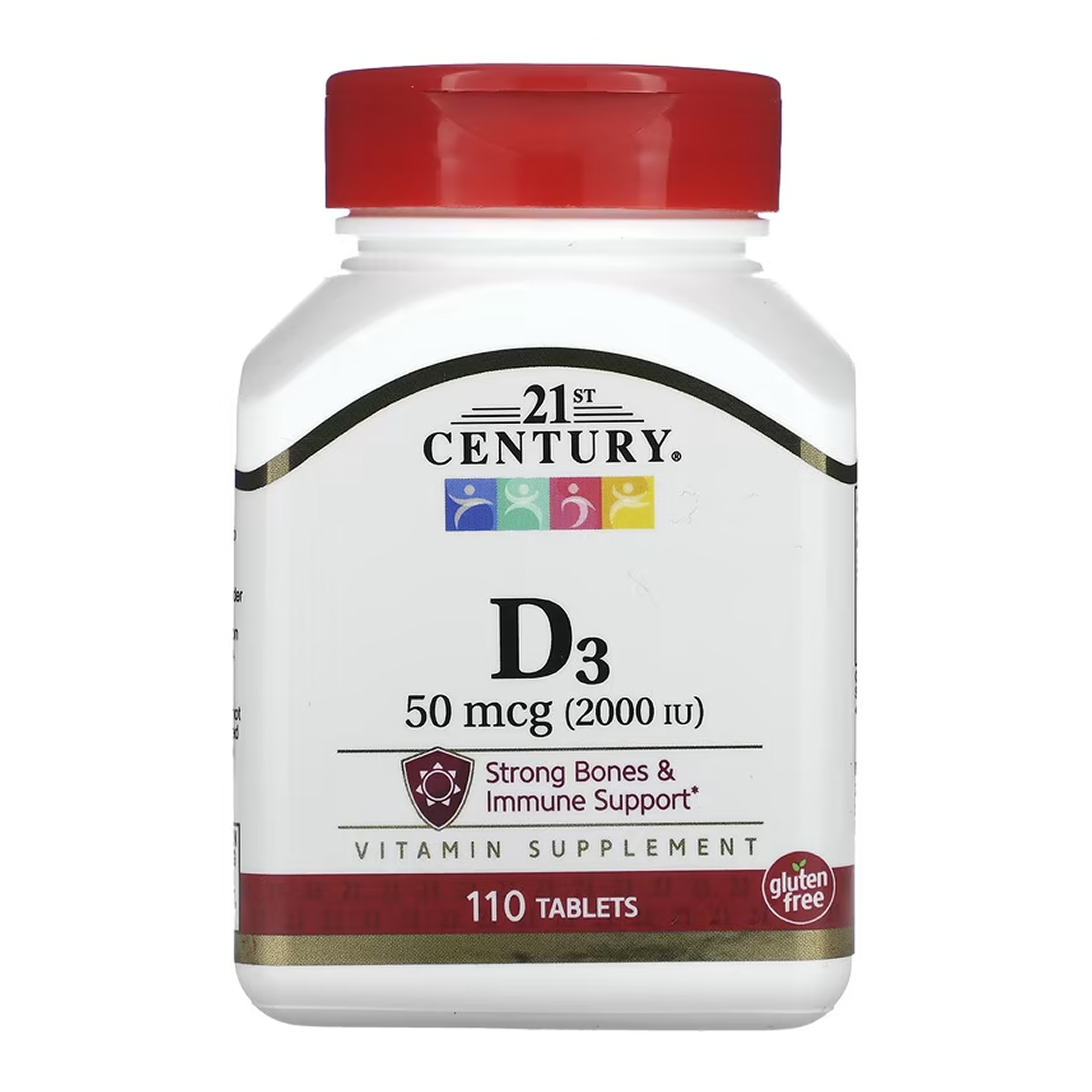21st Century D3 50 mcg (2000 IU) - 110 tabs 2023-10-7047