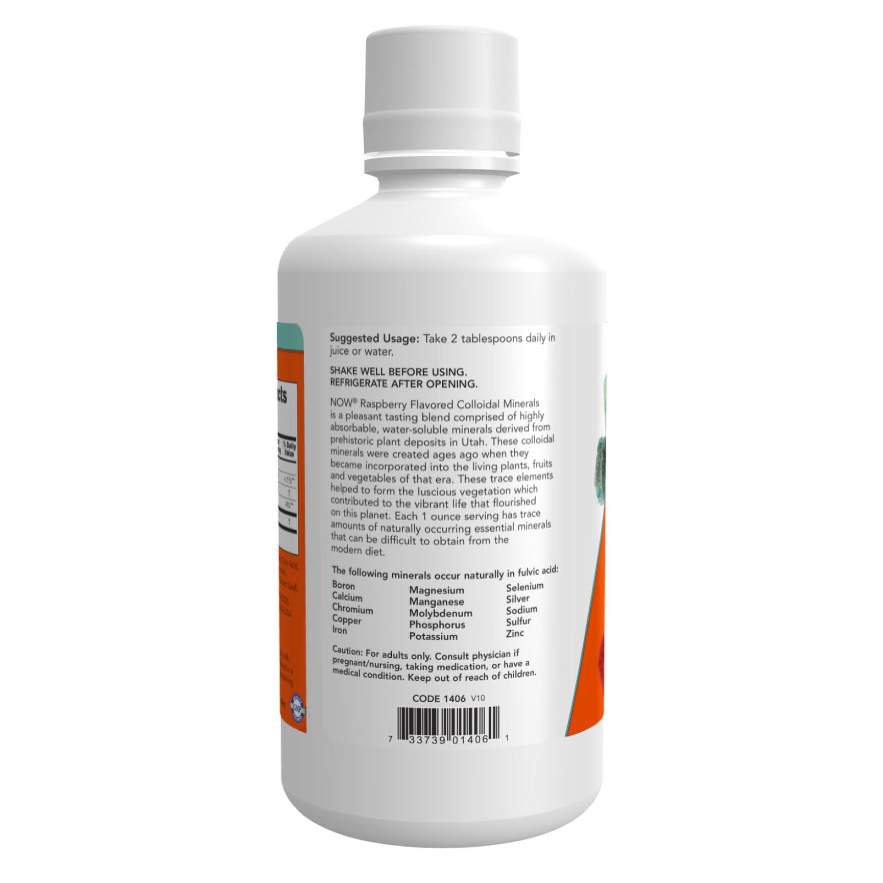 Now Foods Colloidal Minerals Raspberry - 32oz 2022-10-2581
