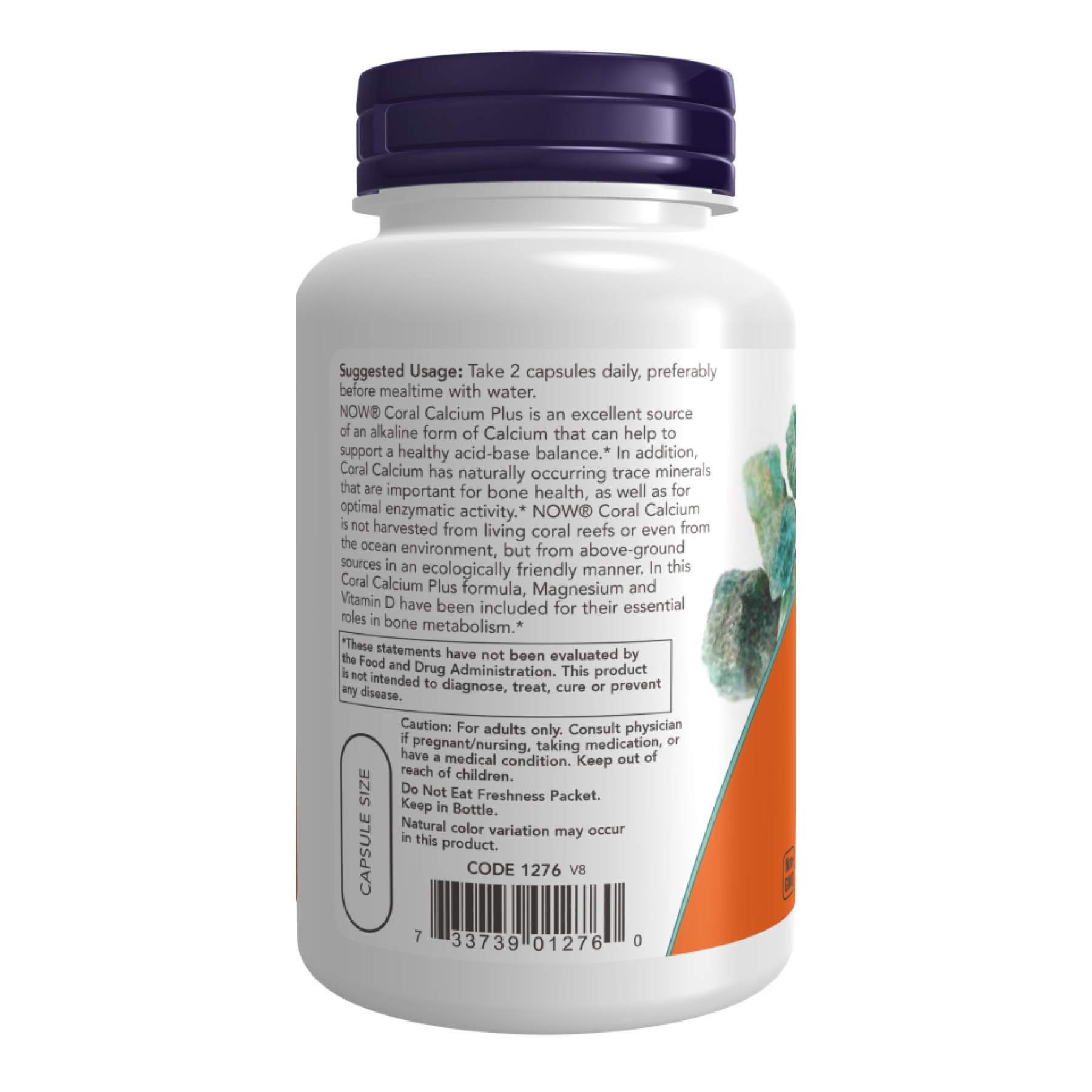Now Foods Coral Calcium Plus Mag, D - 100 vcaps 2022-10-0026