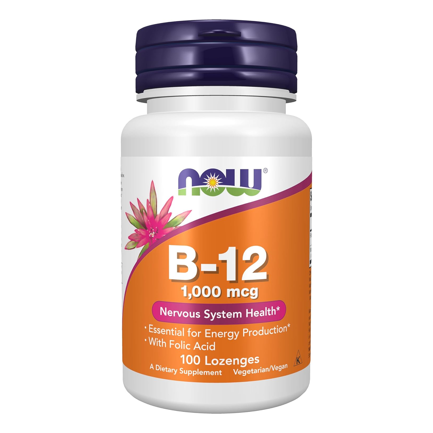 Now Foods B-12 1000mcg - 100 lozengels 100-17-9896251-20