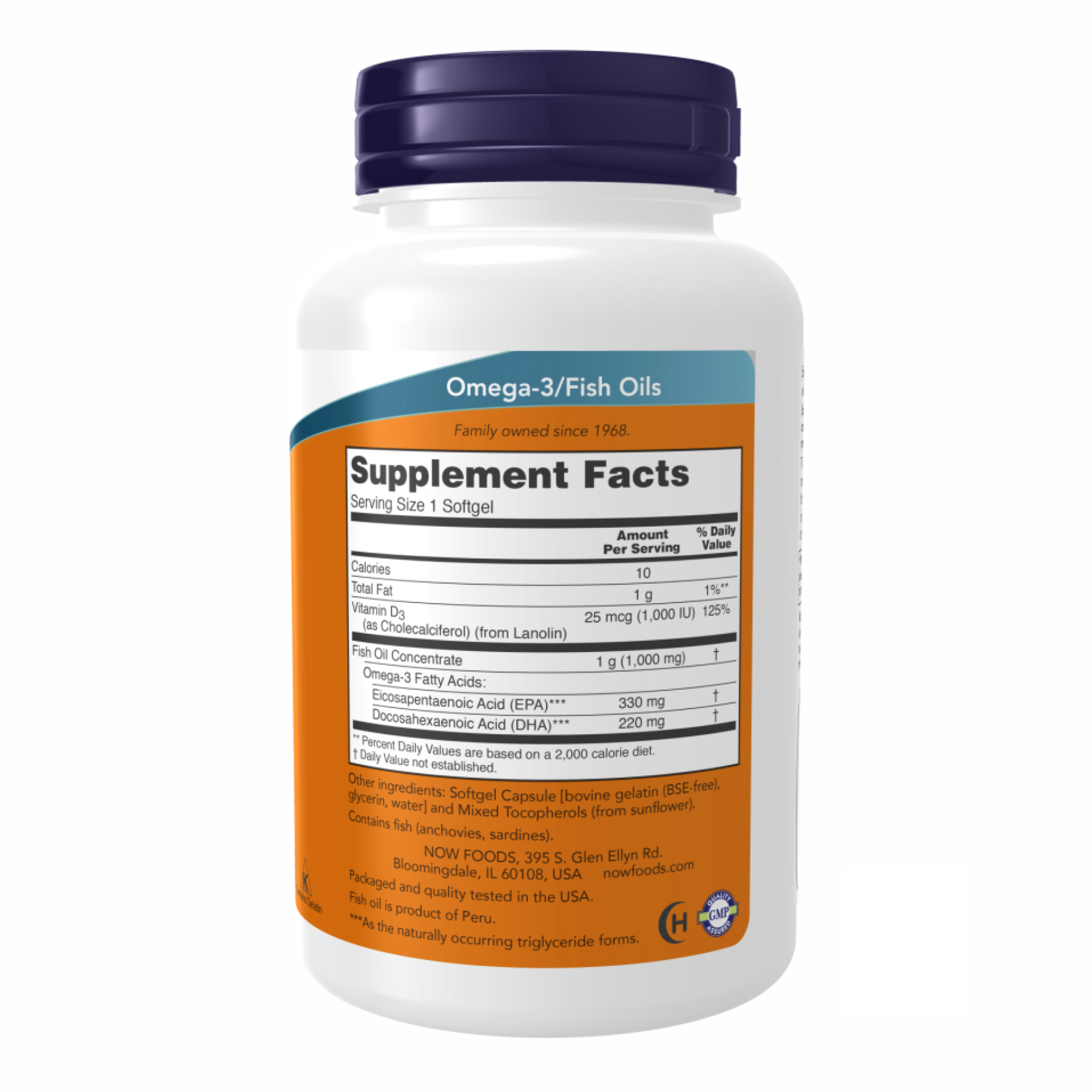 Now Foods Tri-3D Omega - 90 sgels (Пошкоджена банка) 2024-11-0291