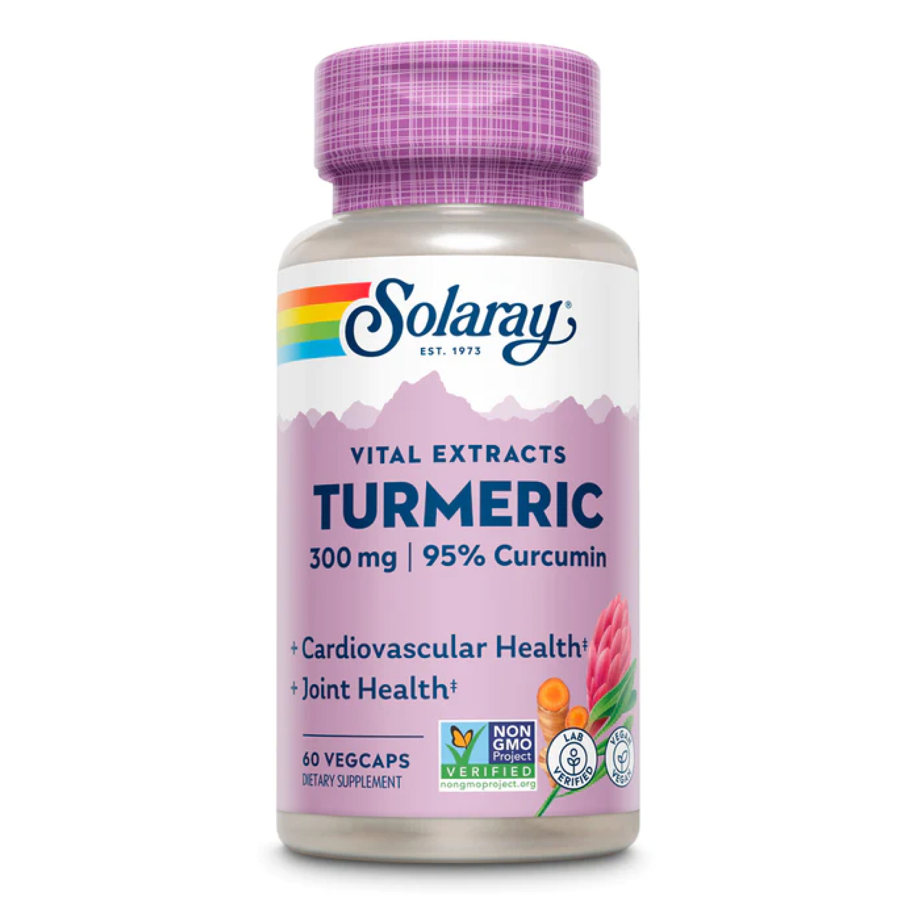 Solaray Turmeric Root Extract 300m - 60 vcaps 2022-10-1784