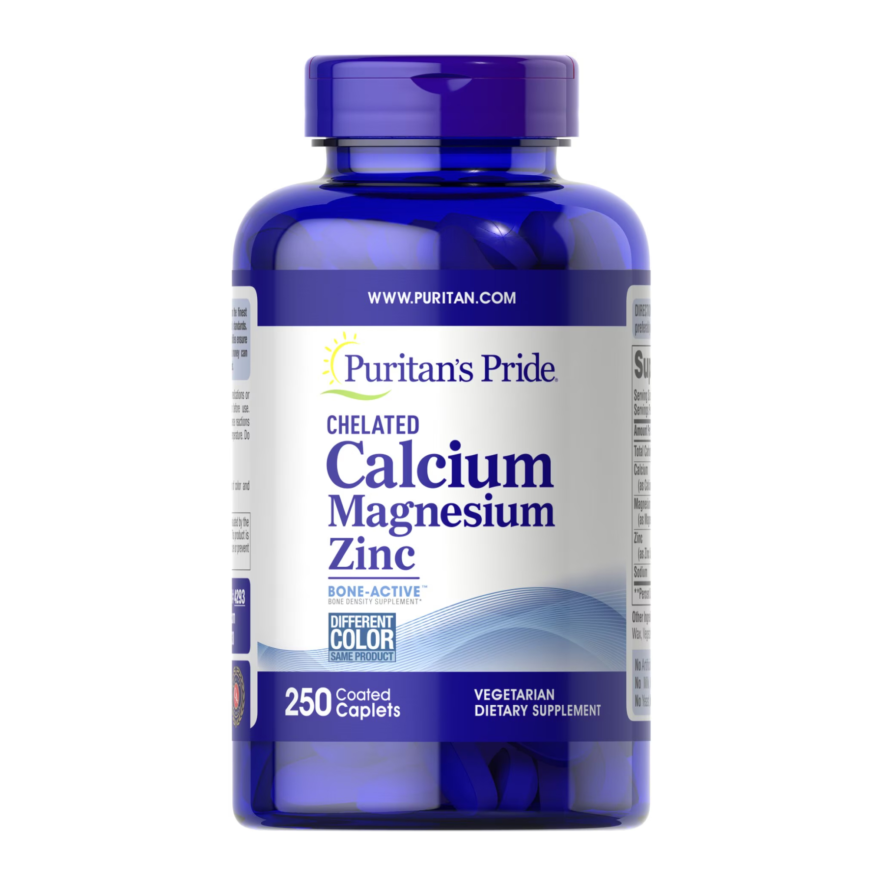 Puritans Pride Calcium Magnesium Zinc - 250 caps 2023-10-2672