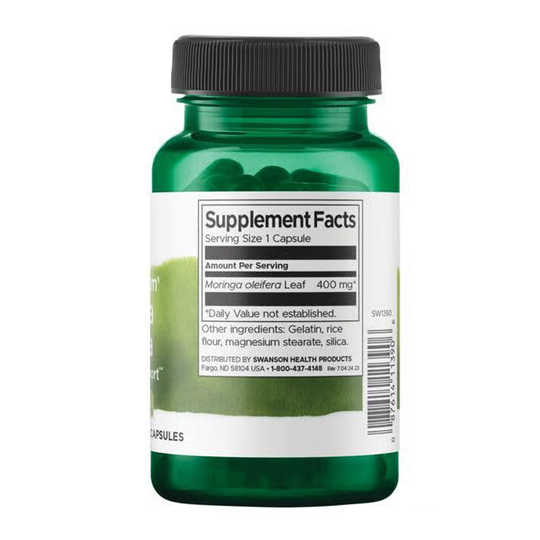 Swanson Full Spectrum Moringa Oleifera 400mg - 60 caps 2023-10-5875
