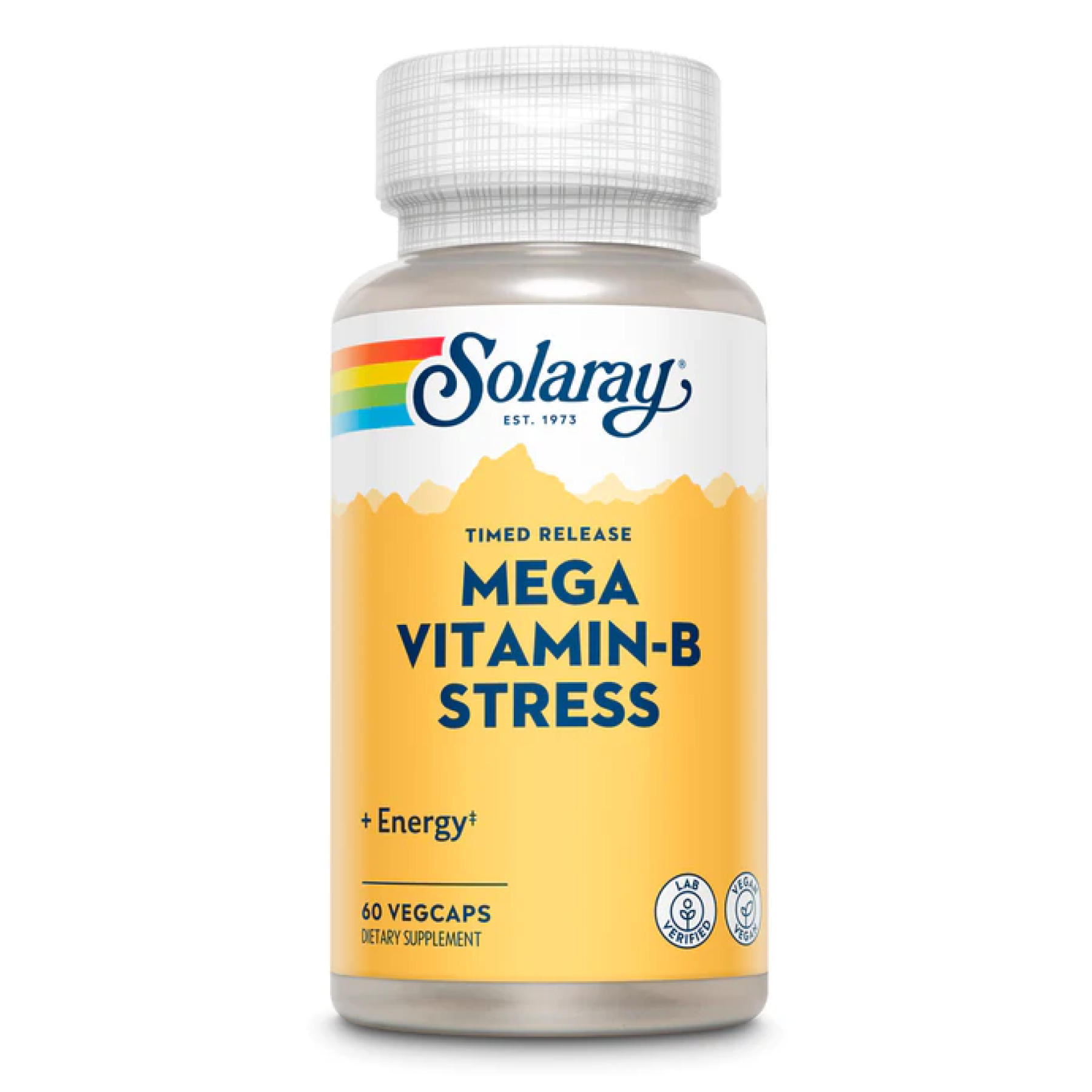 Solaray Mega Vitamin B-Stress - 60 vcaps 2022-10-1785