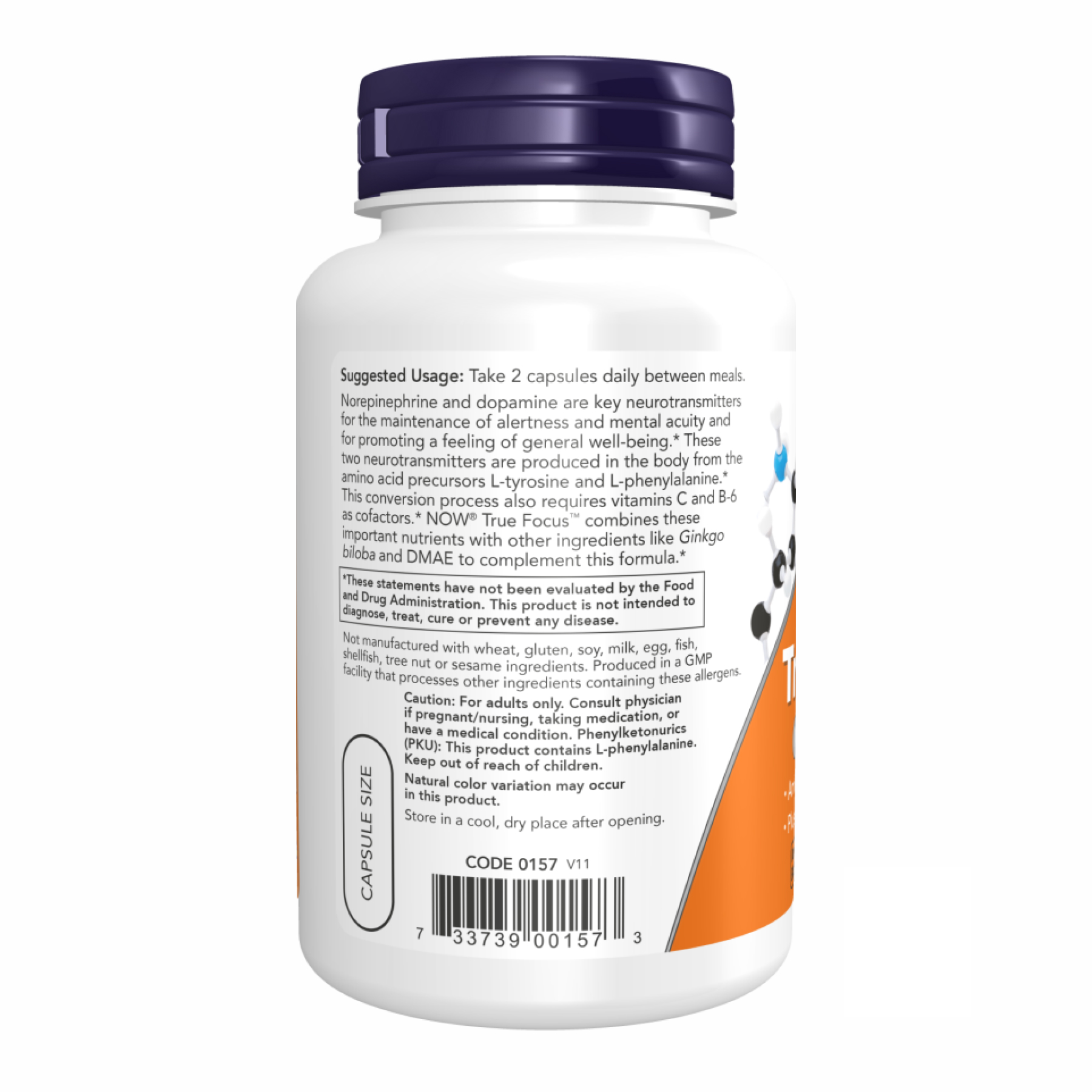 Now Foods True Focus - 90 vcaps 2022-09-1176