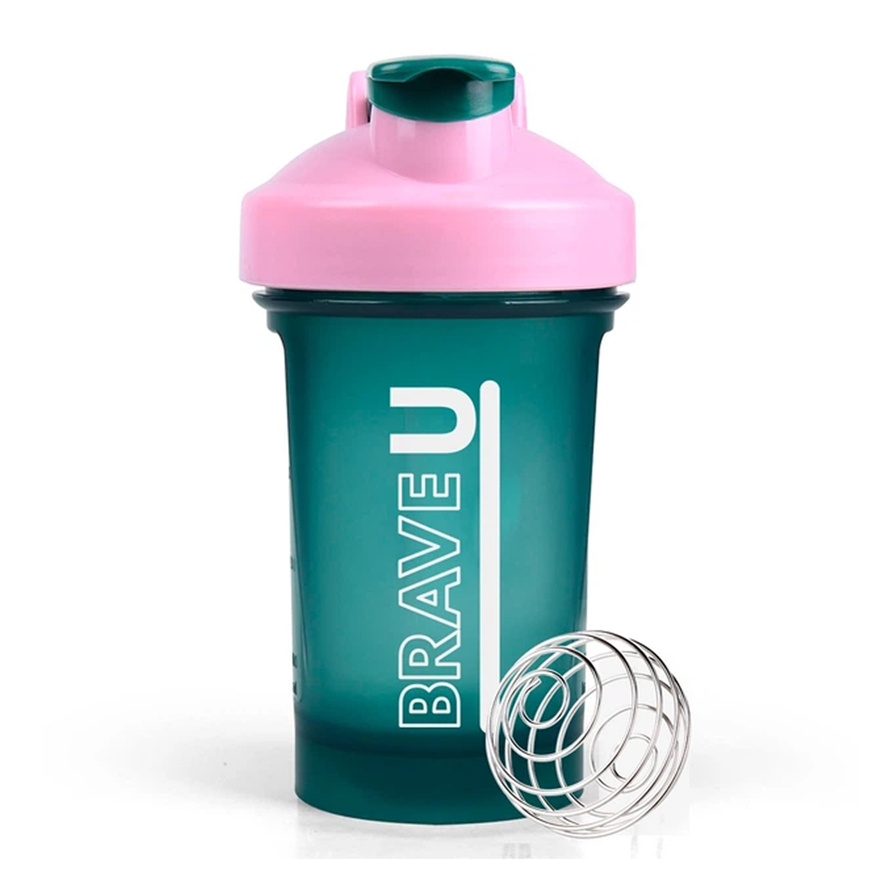 Brave Shaker - 400ml Green Pink 2023-10-7554