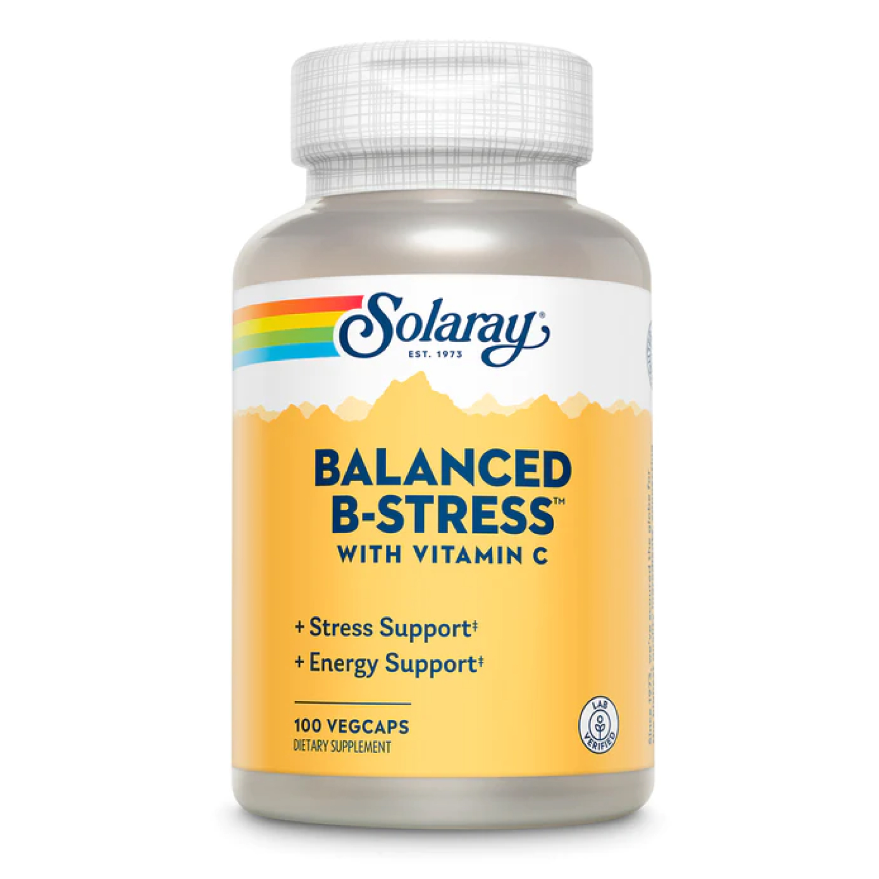 Solaray Balanced B Stress - 100 vcaps 2022-10-1786