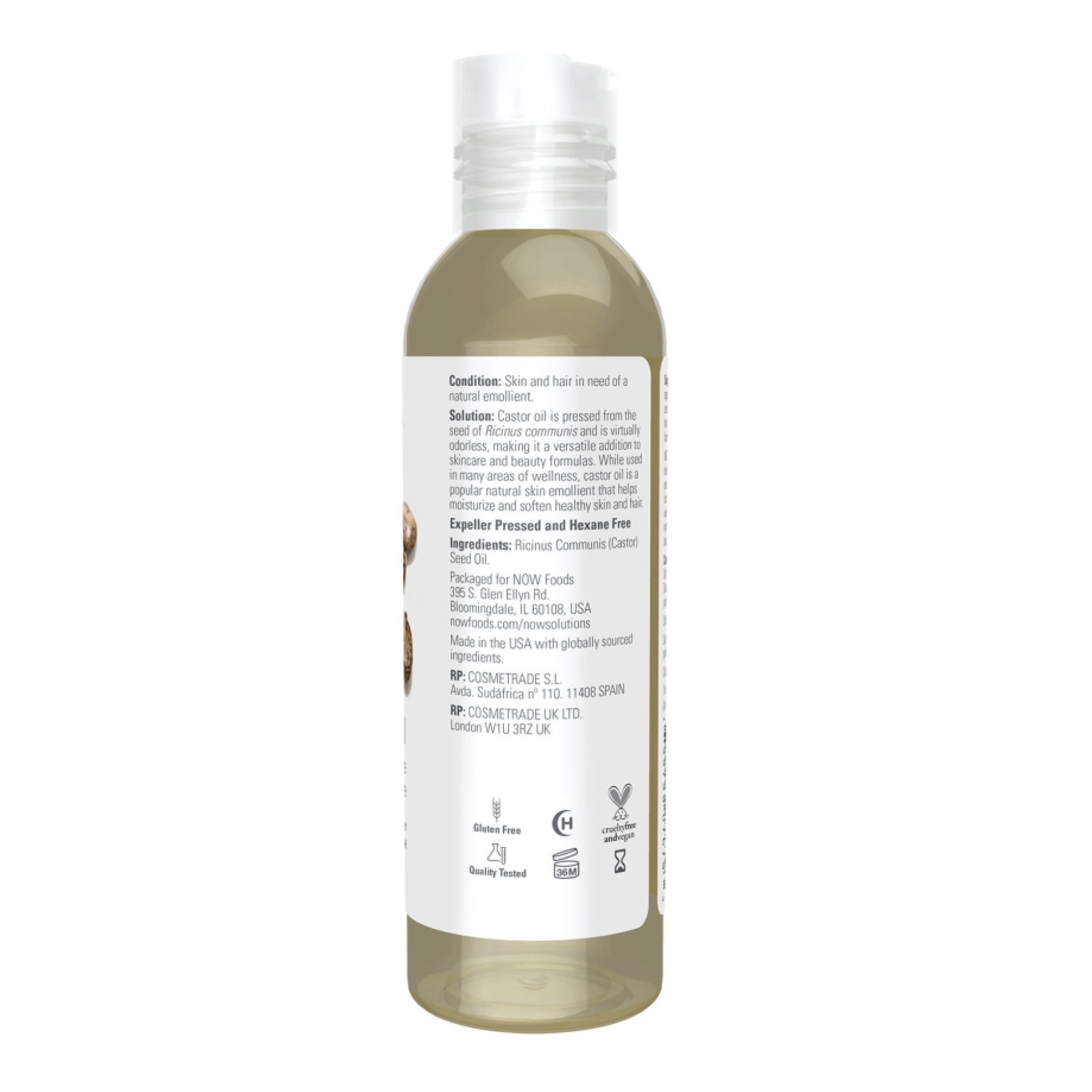 Now Foods Castor Oil - 473 ml 2023-10-5259