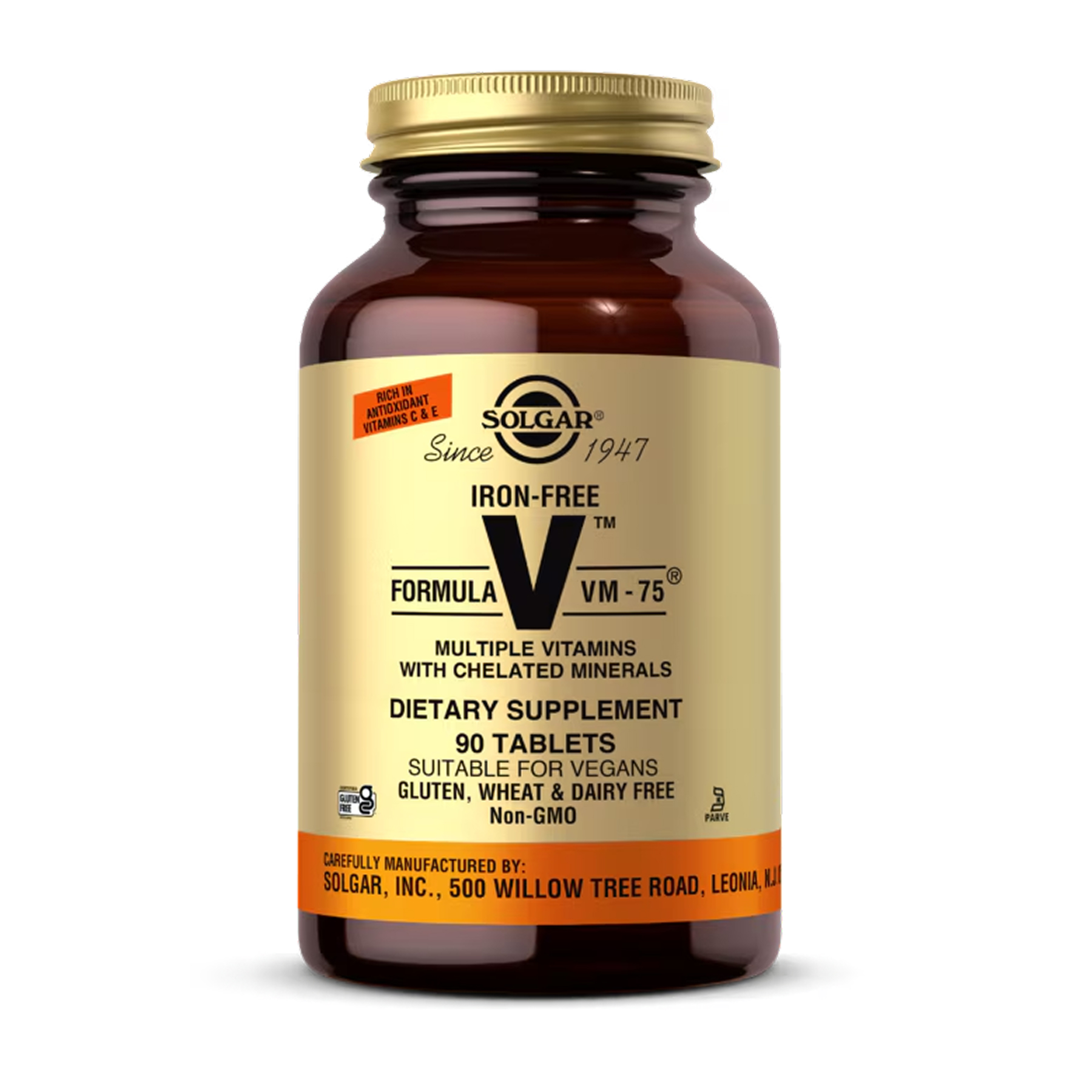 Solgar Iron-Free Formula VM-75® - 90 tabs 2023-10-5655