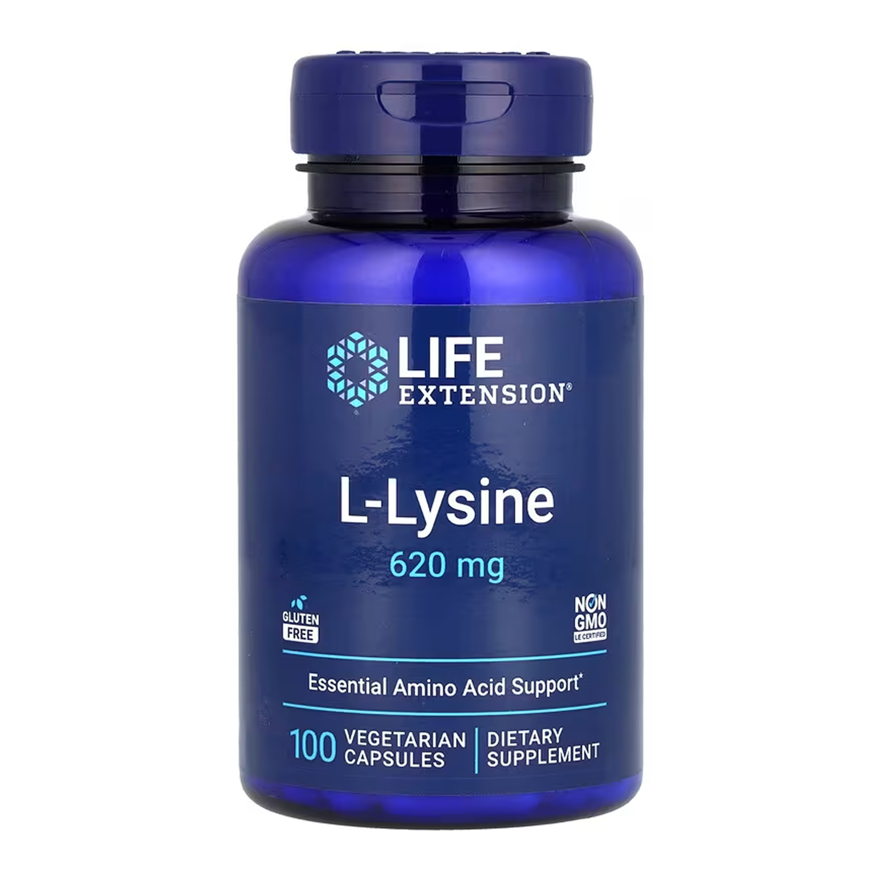 Life Extension L-Lysine 620 mg - 100 vcaps 2023-10-6813