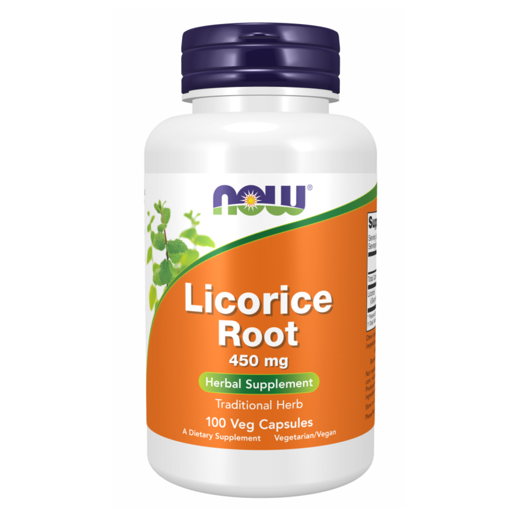 Now Foods Licorice Root 450mg - 100 vcaps 2022-10-1363