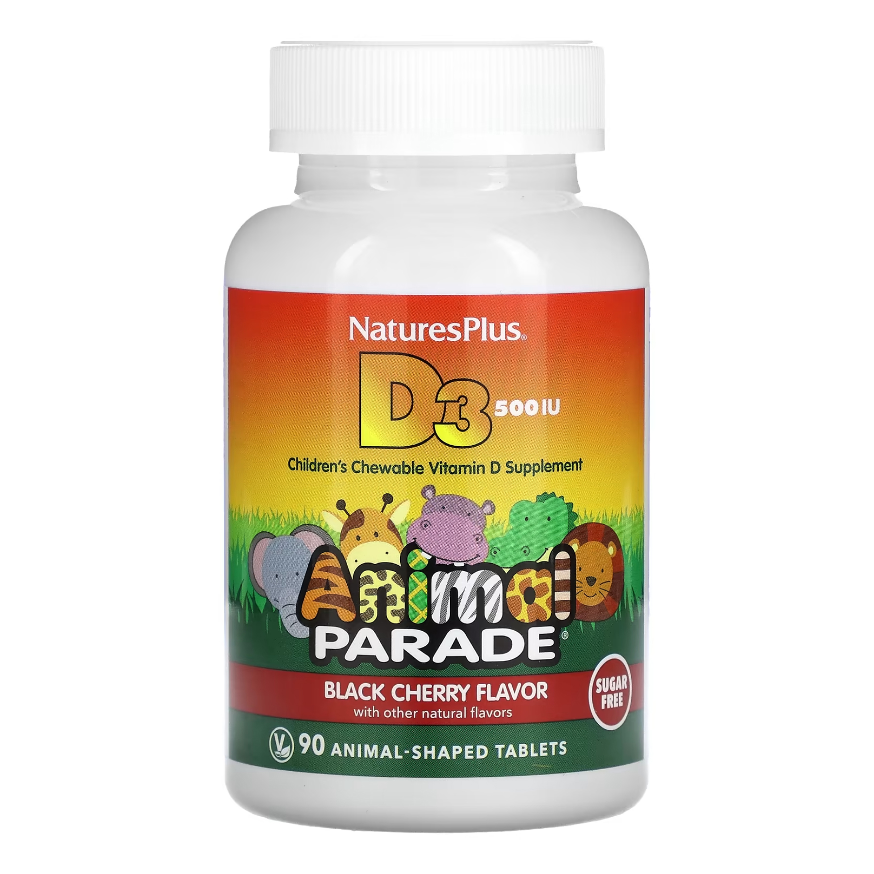 Nature's Plus Sugarfree Vit D3 Chewable - 90 tabs 2022-10-2845