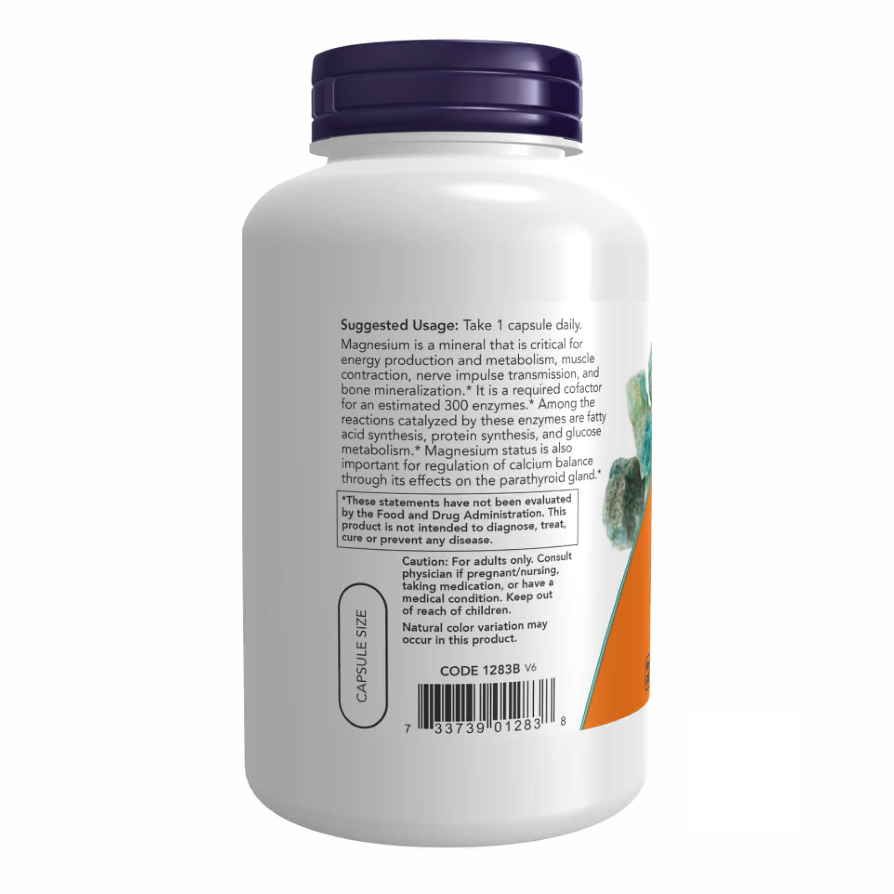 Now Foods Magnesium 400mg - 180 vcaps 2022-10-0028