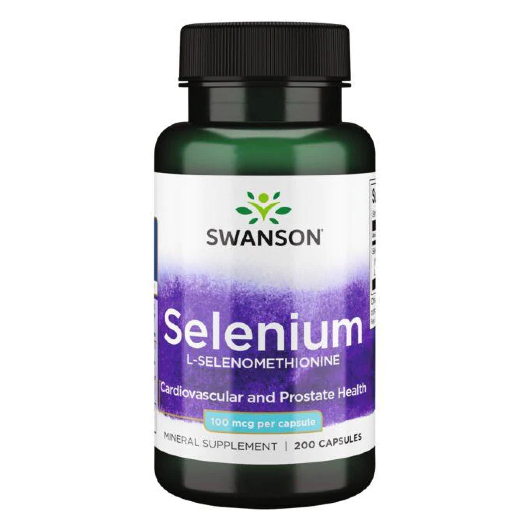 Swanson Selenium 100mcg - 200 caps 100-44-4832354-20