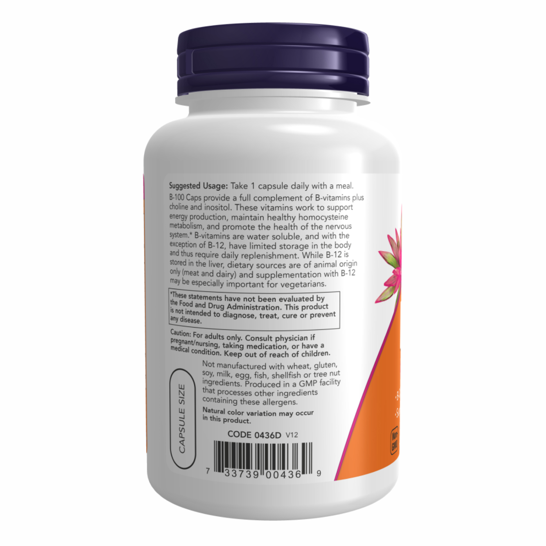 Now Foods B-100 - 250 vcaps 2022-10-1414