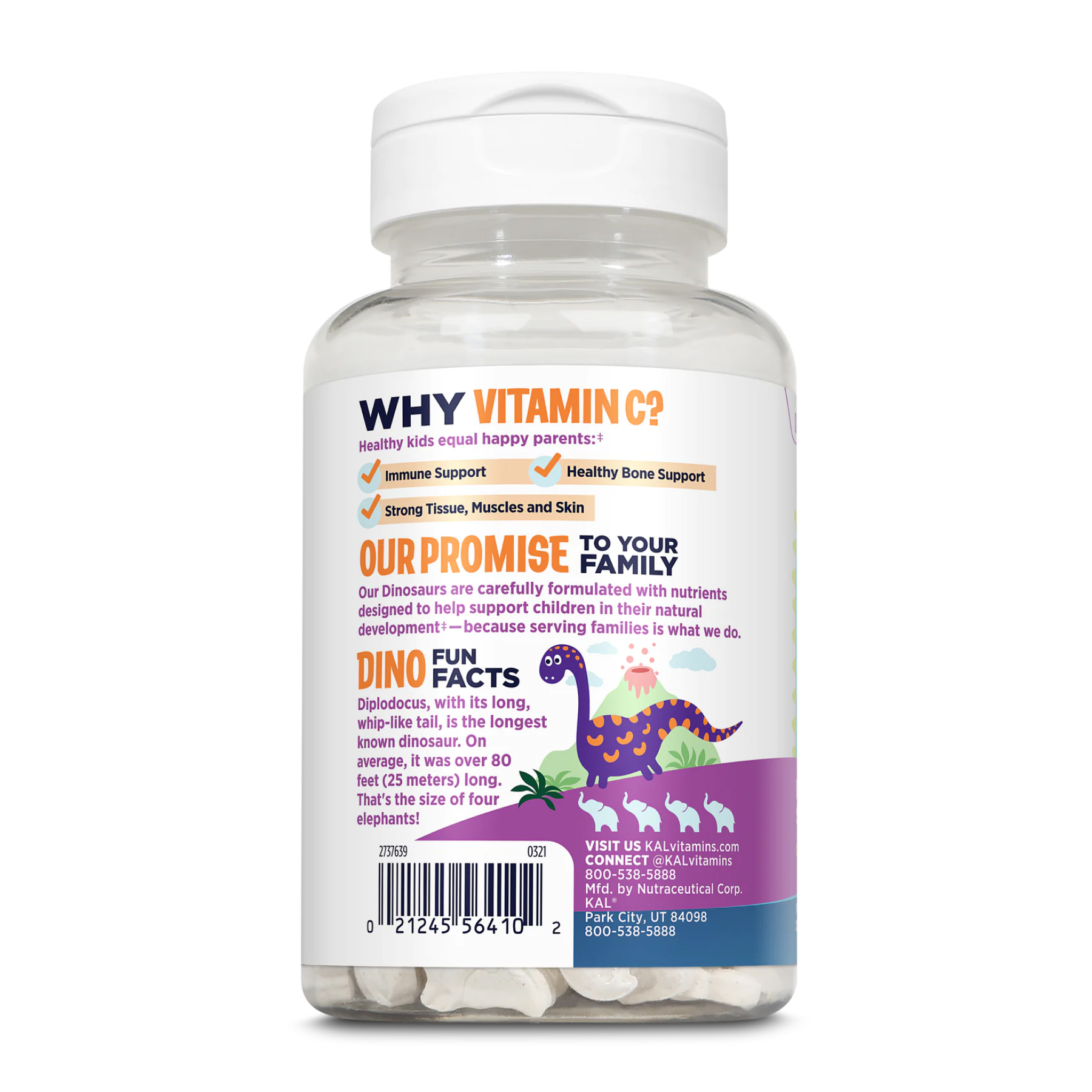 KAL C-Rex 100mg - 100 chewable Orange 2023-10-2159