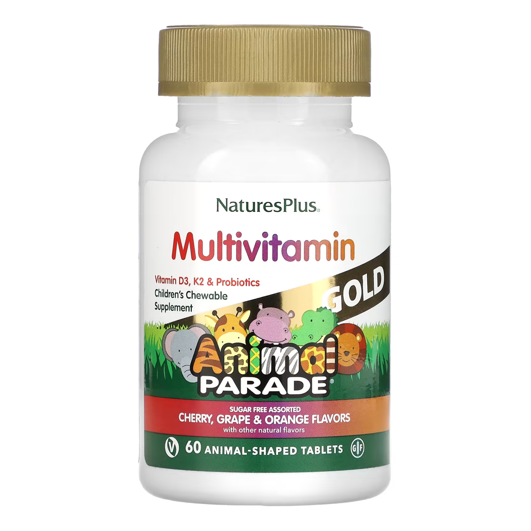 Nature's Plus Gold Assorted Chewable - 60 tabs 2022-10-2846