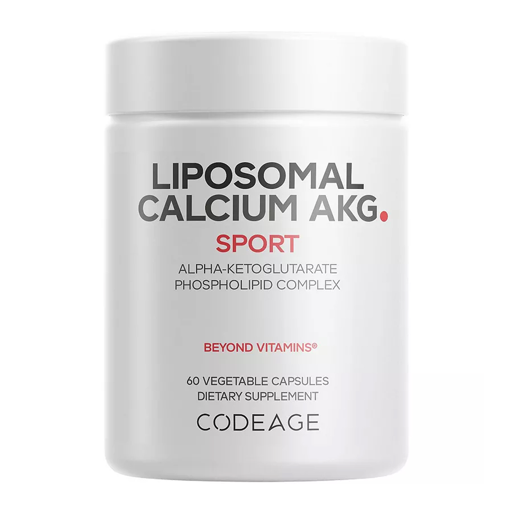 Codeage Liposomal Calcium AKG - 60 vcaps 2023-10-7623