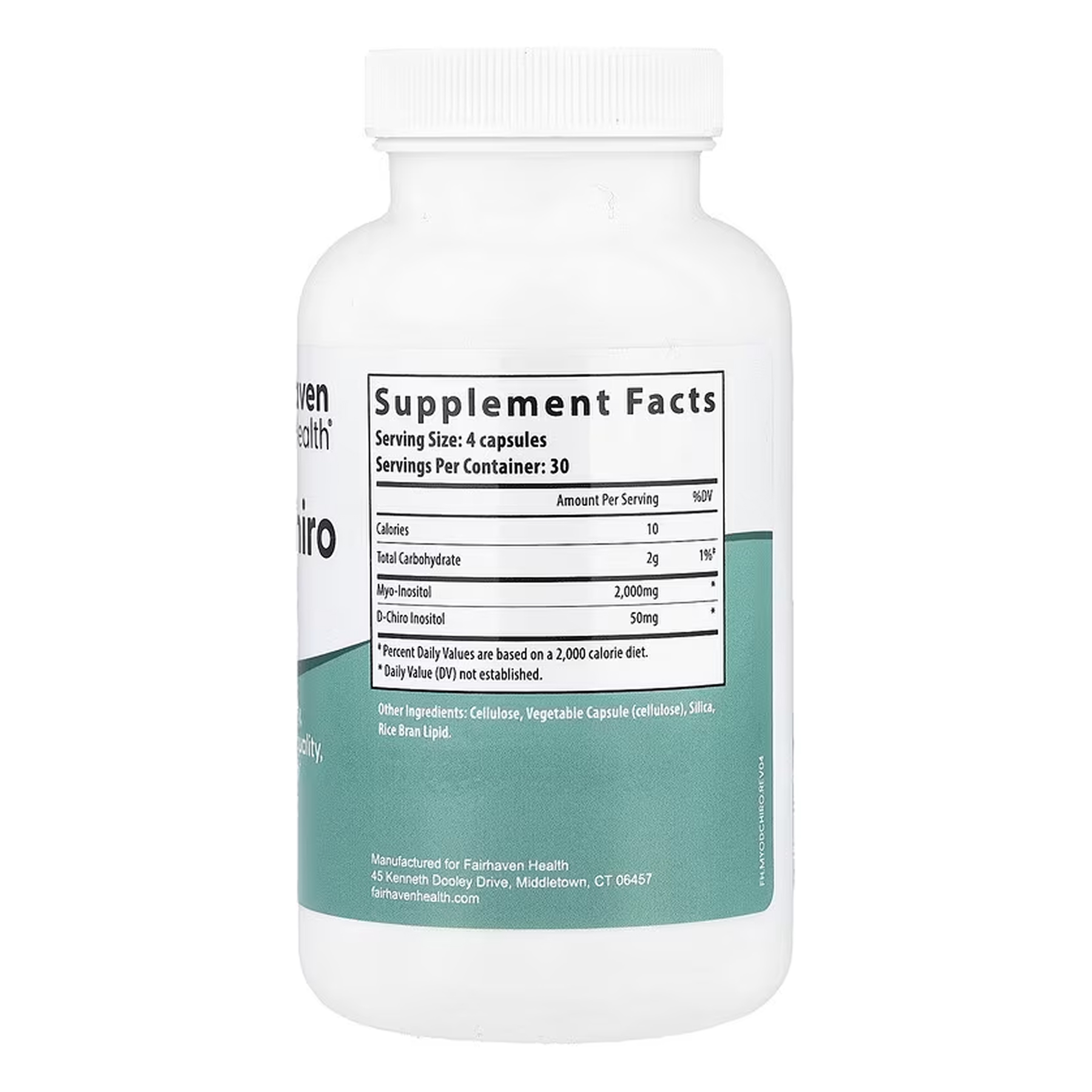 Fairhaven Health Myo + D-Chiro Inositol - 120 caps 2023-10-4757