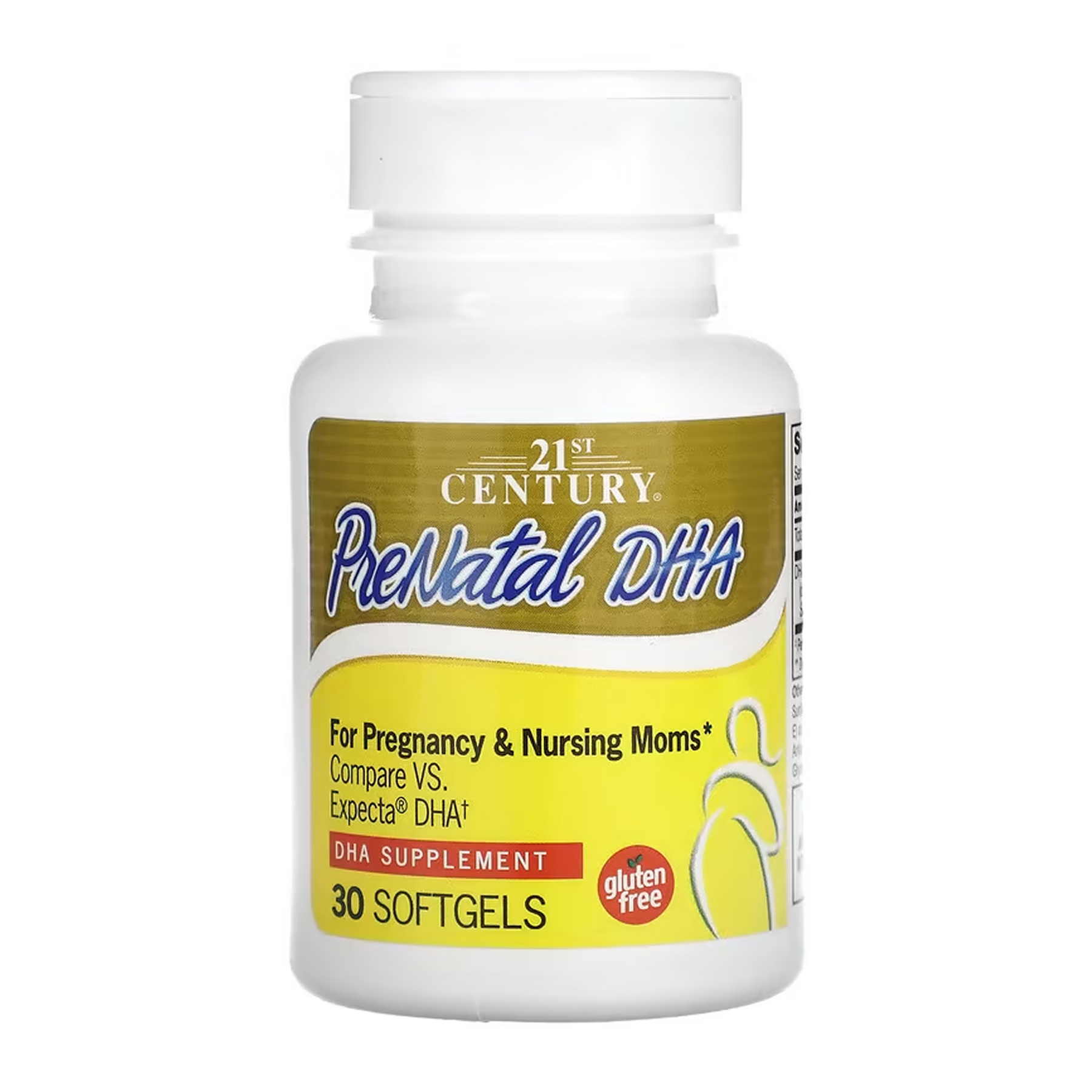 21st Century PreNatal DHA - 30 softgels 2023-10-7102