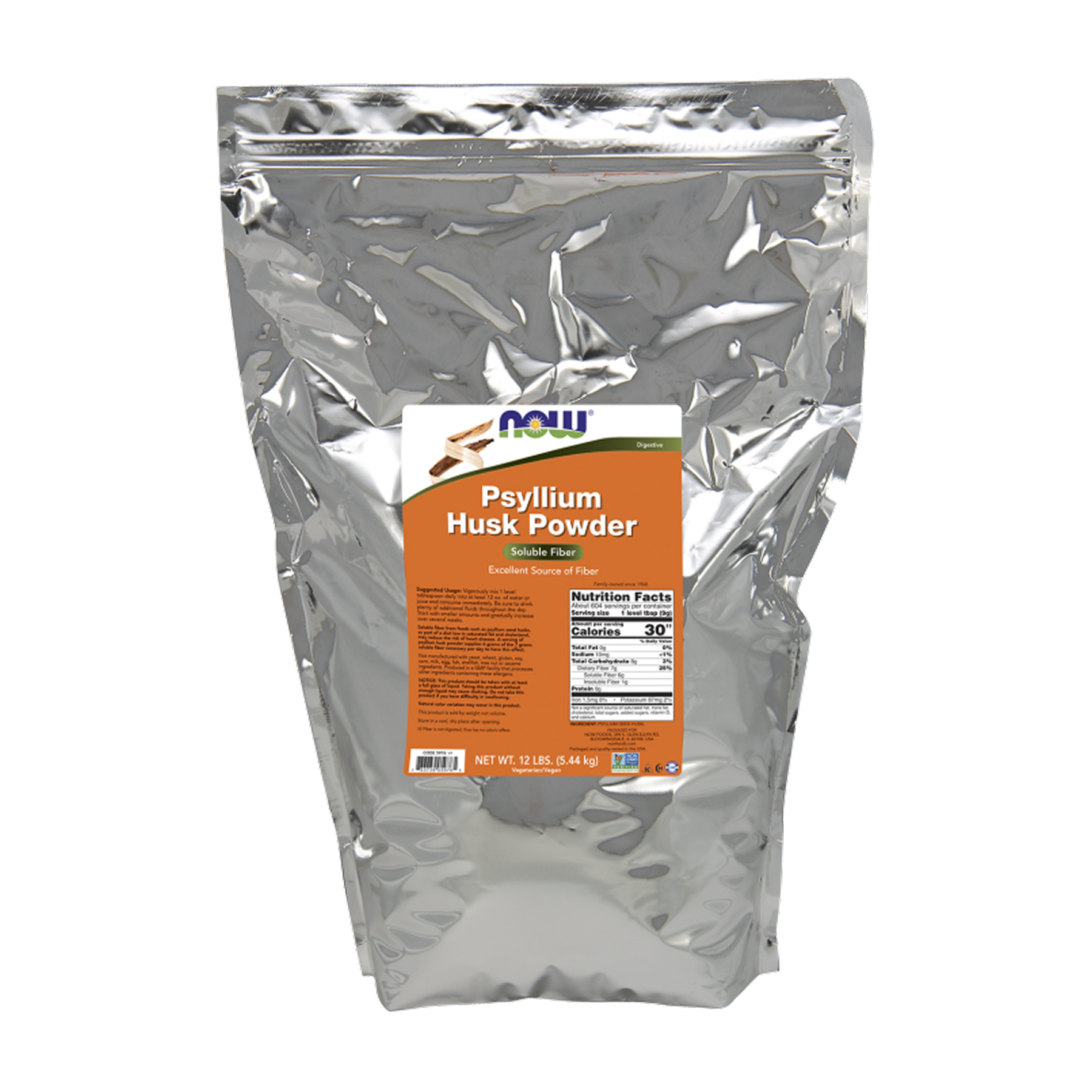 Now Foods Psyllium Husk Powder - 12lbs 2023-10-5689