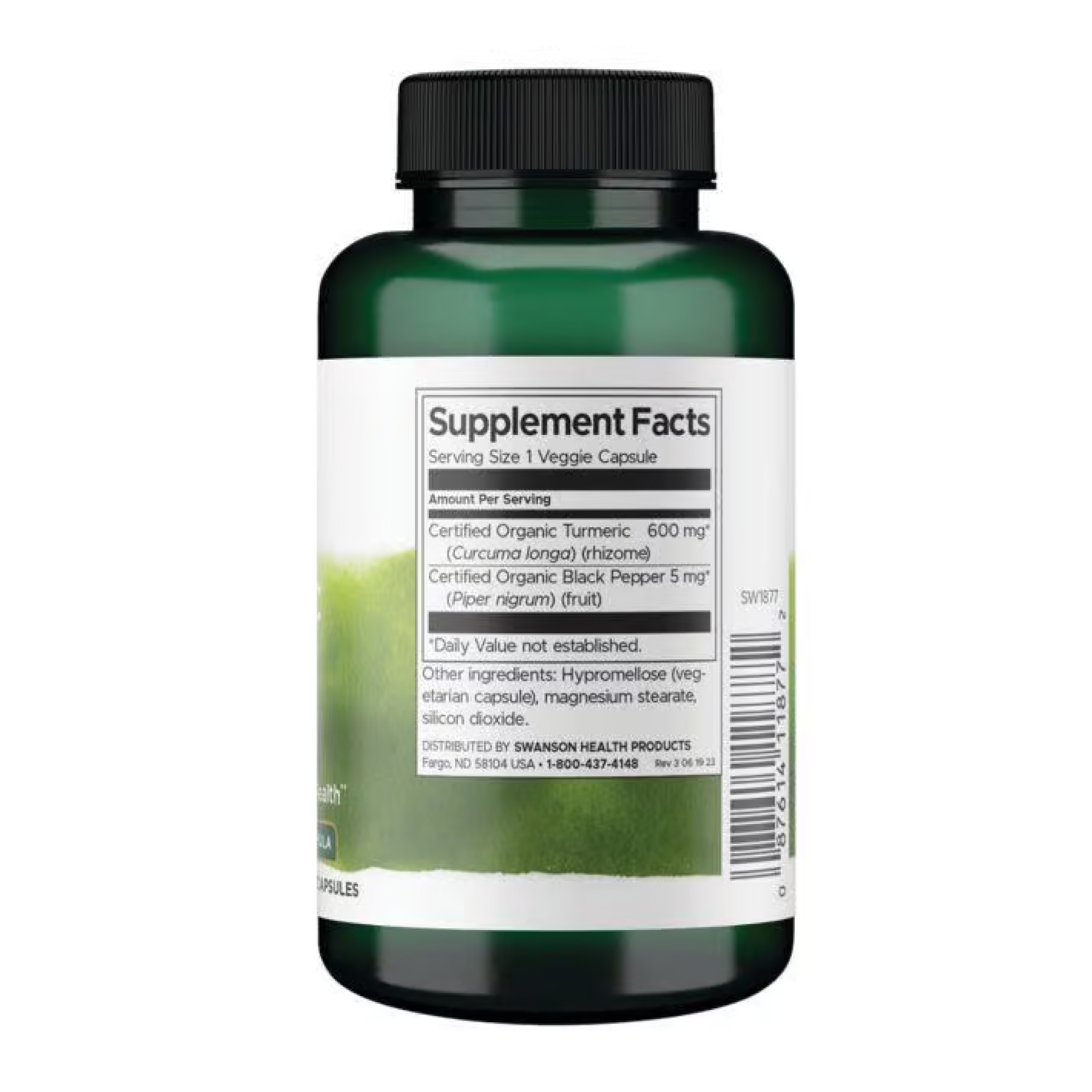Swanson Turmeric & Black Pepper - 90 vcaps 2023-10-2740