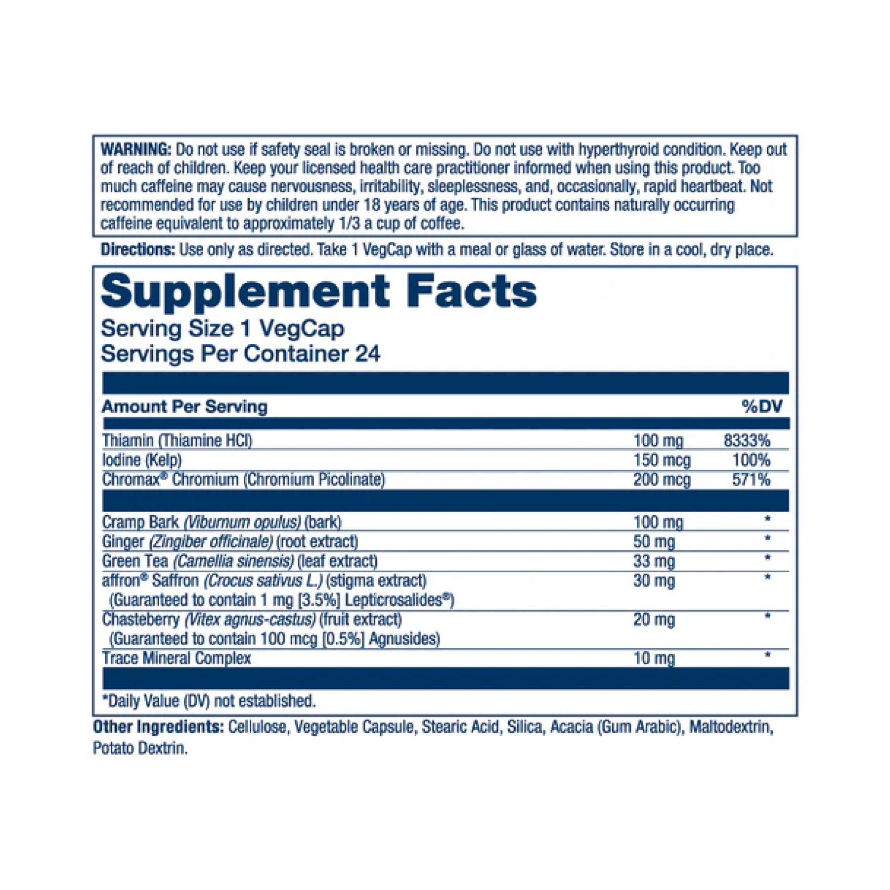 Solaray Womens Health Menstruation - 24 vcaps 2023-10-2423