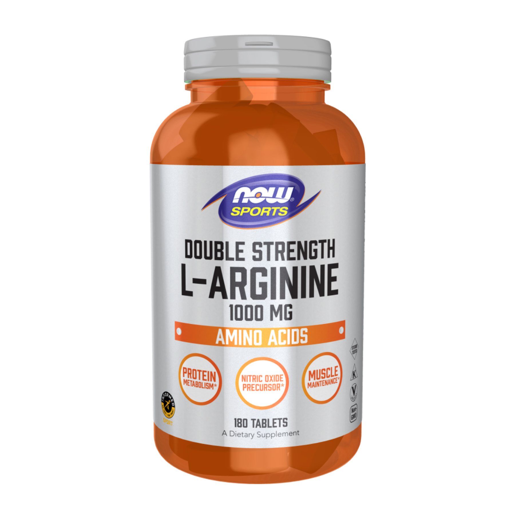 Now Foods Arginine 1000mg - 180 tabs 2023-10-4514