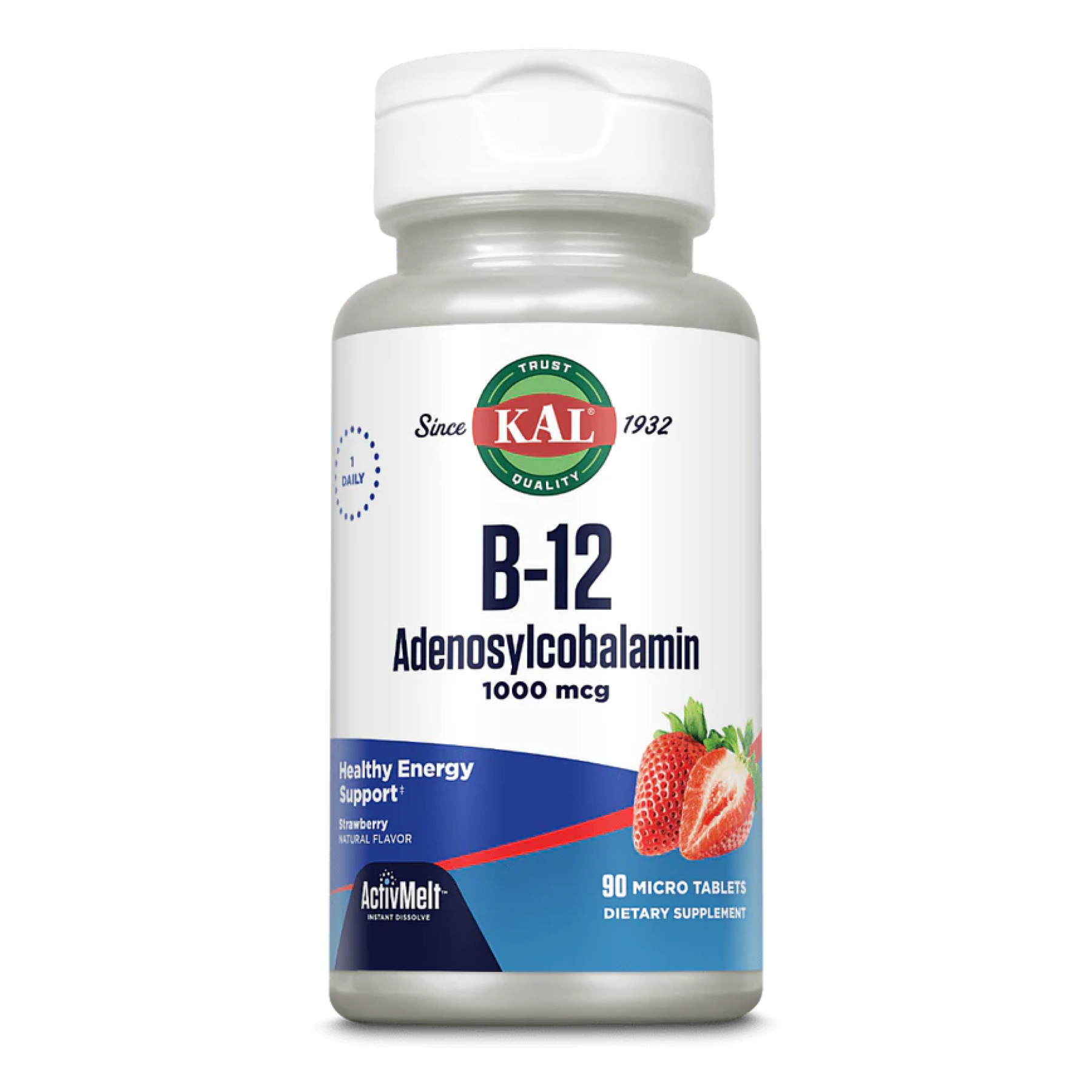 KAL B12 Adenosylcobalamin 1000mcg - 90 tabs 2022-10-1769