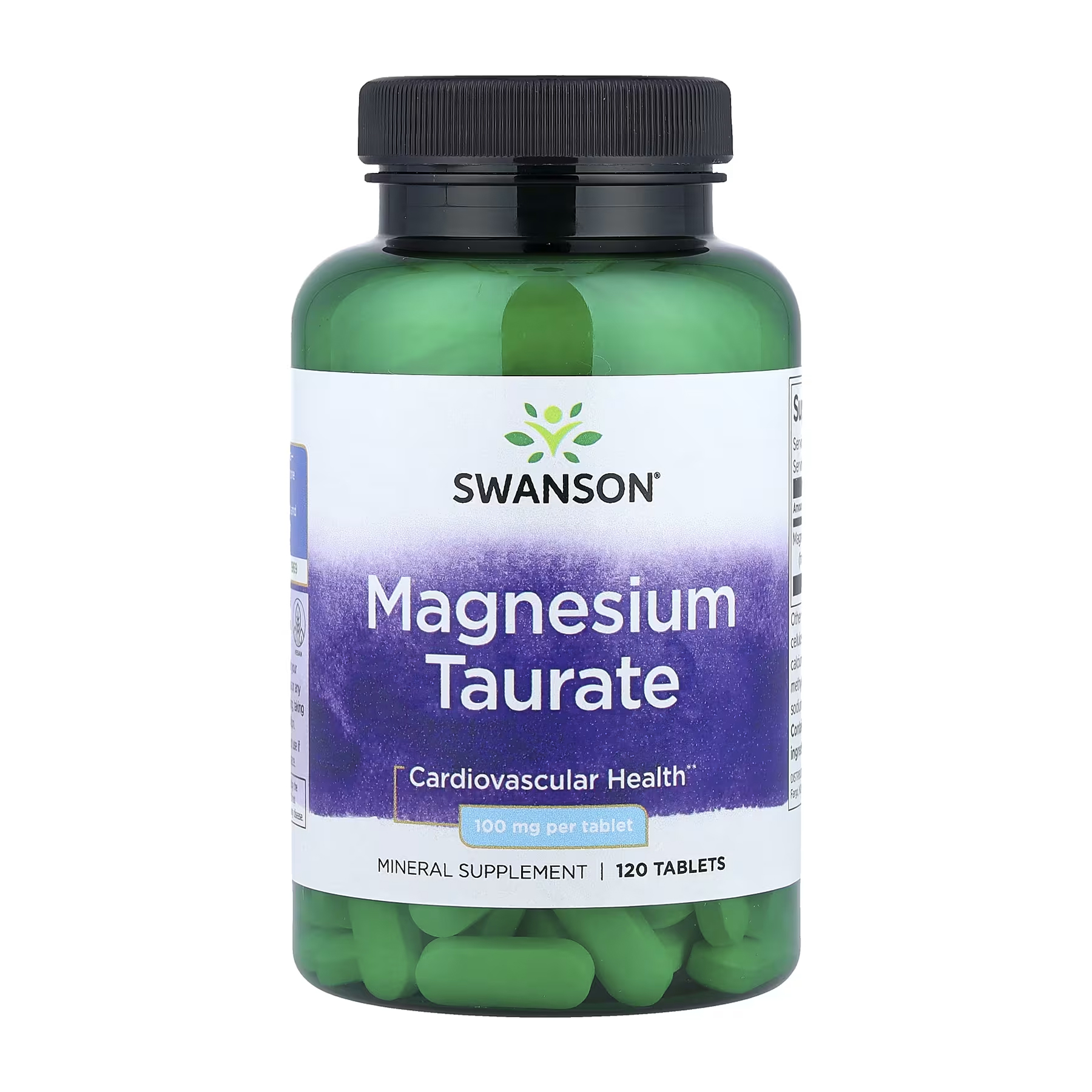 Swanson Magnesium Taurate 100 mg - 120 tabs 2023-10-6665