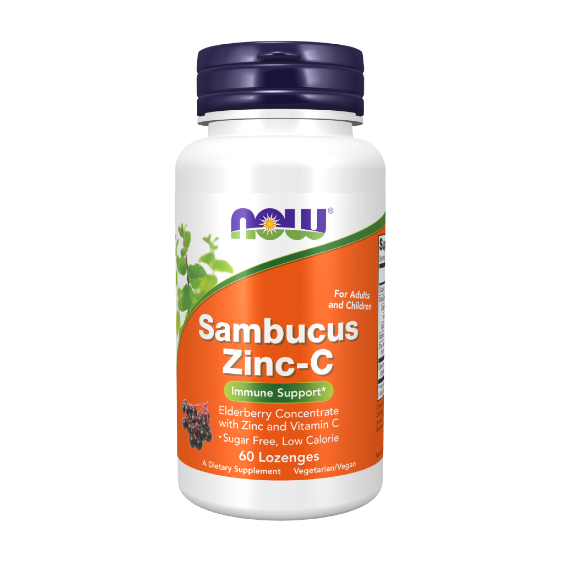 Now Foods Sambucus Zinc-C - 60 lozenges 2023-10-2511