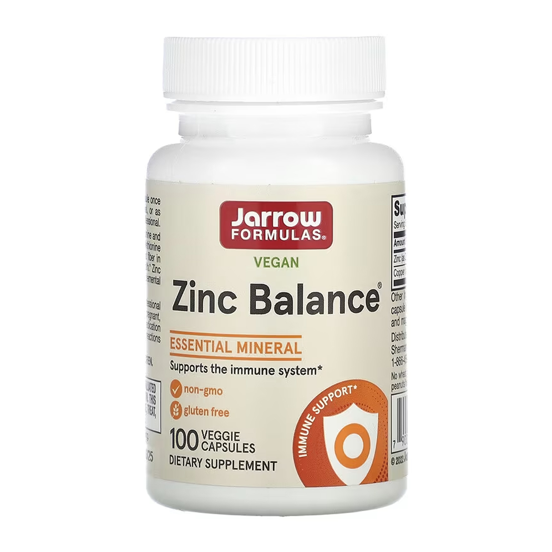 Jarrow Formulas Zinc Balance - 100 caps 2023-10-6186