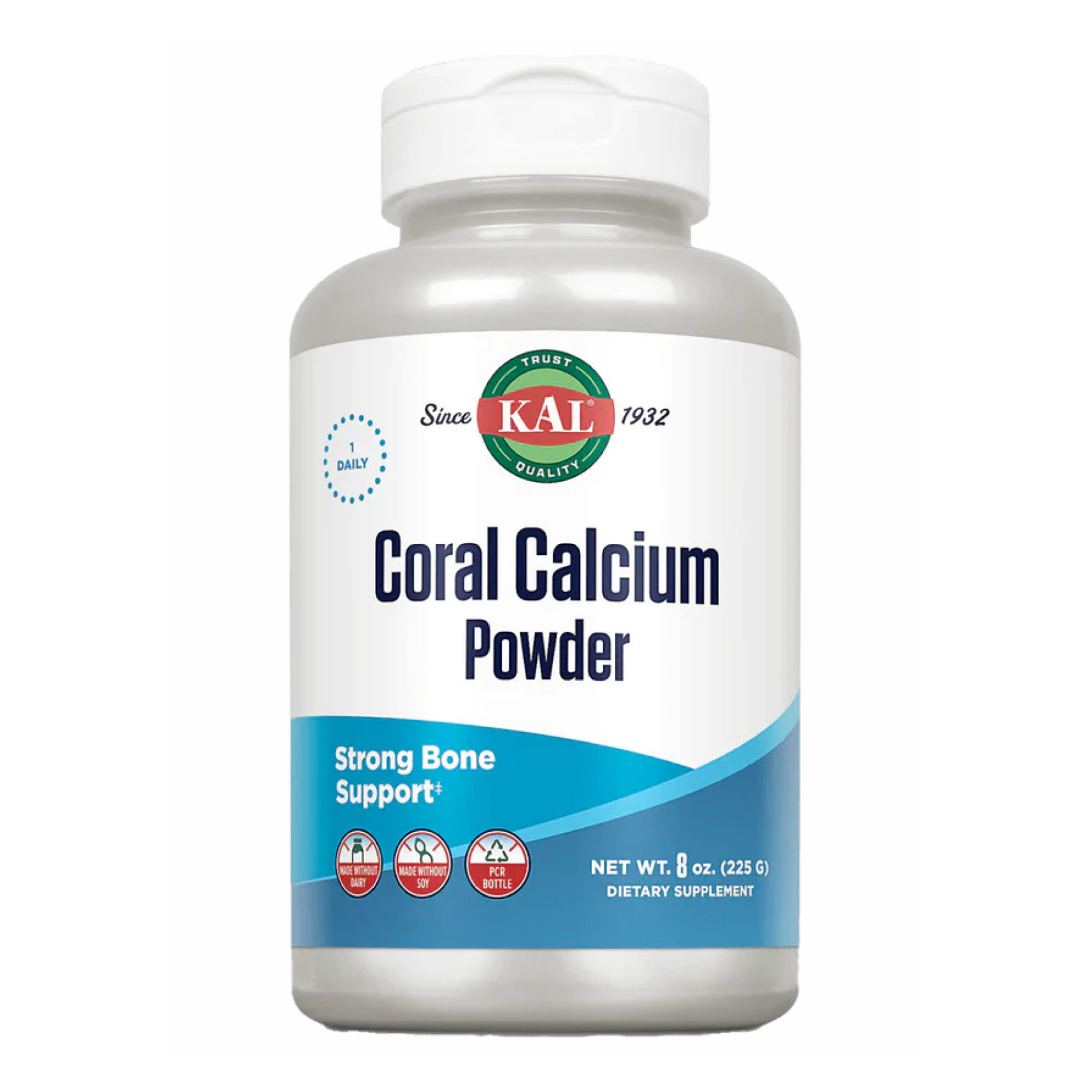 KAL Coral Calcium Powder 1000mg - 8oz 2022-10-1003