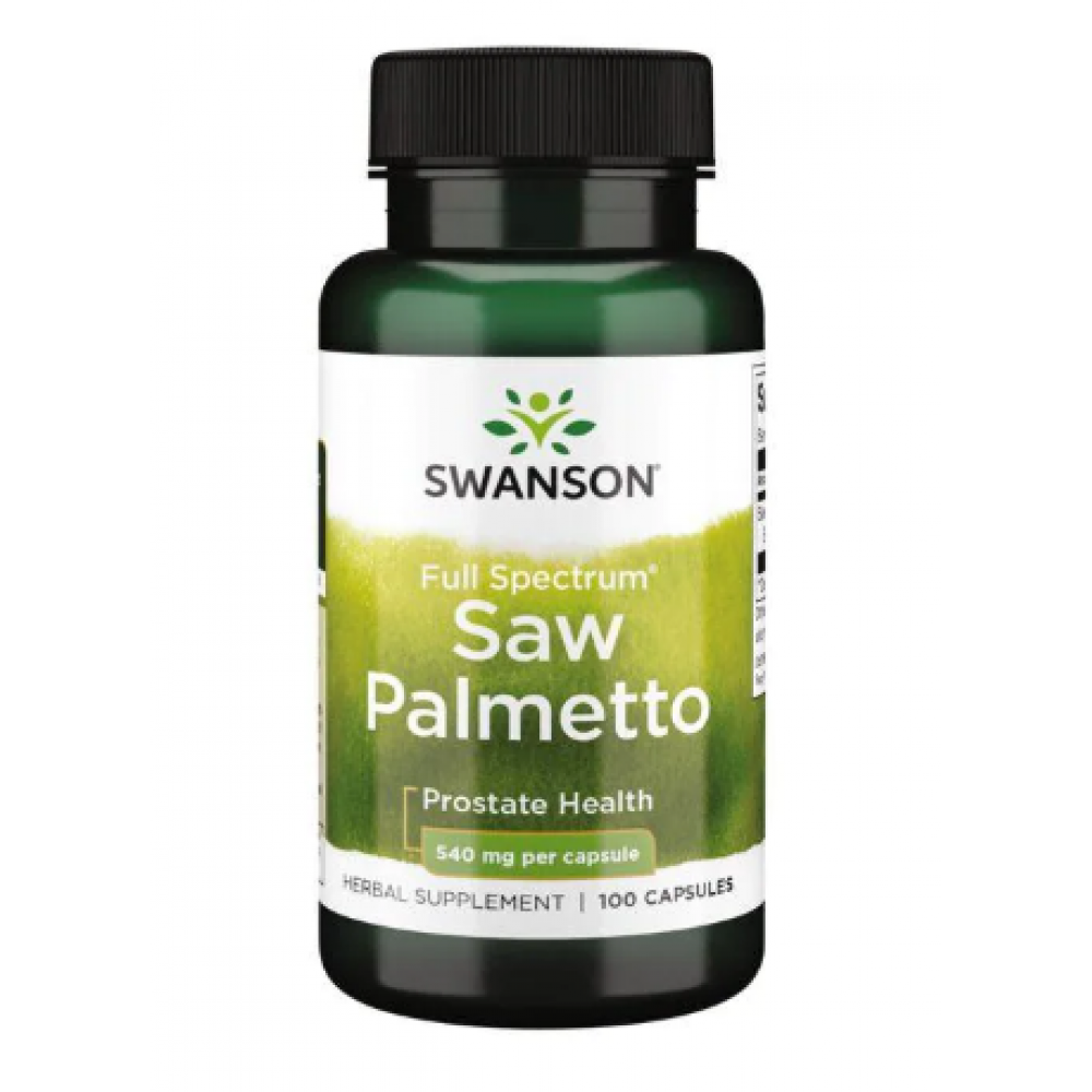 Swanson Saw Palmetto 540 mg - 100 caps 100-22-3394158-20