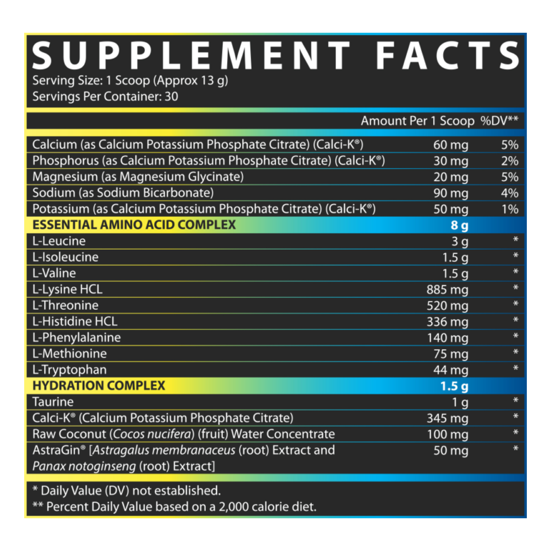 Nutrex EAA Hydration - 30srv Blueberry Lemonade 2022-09-9950