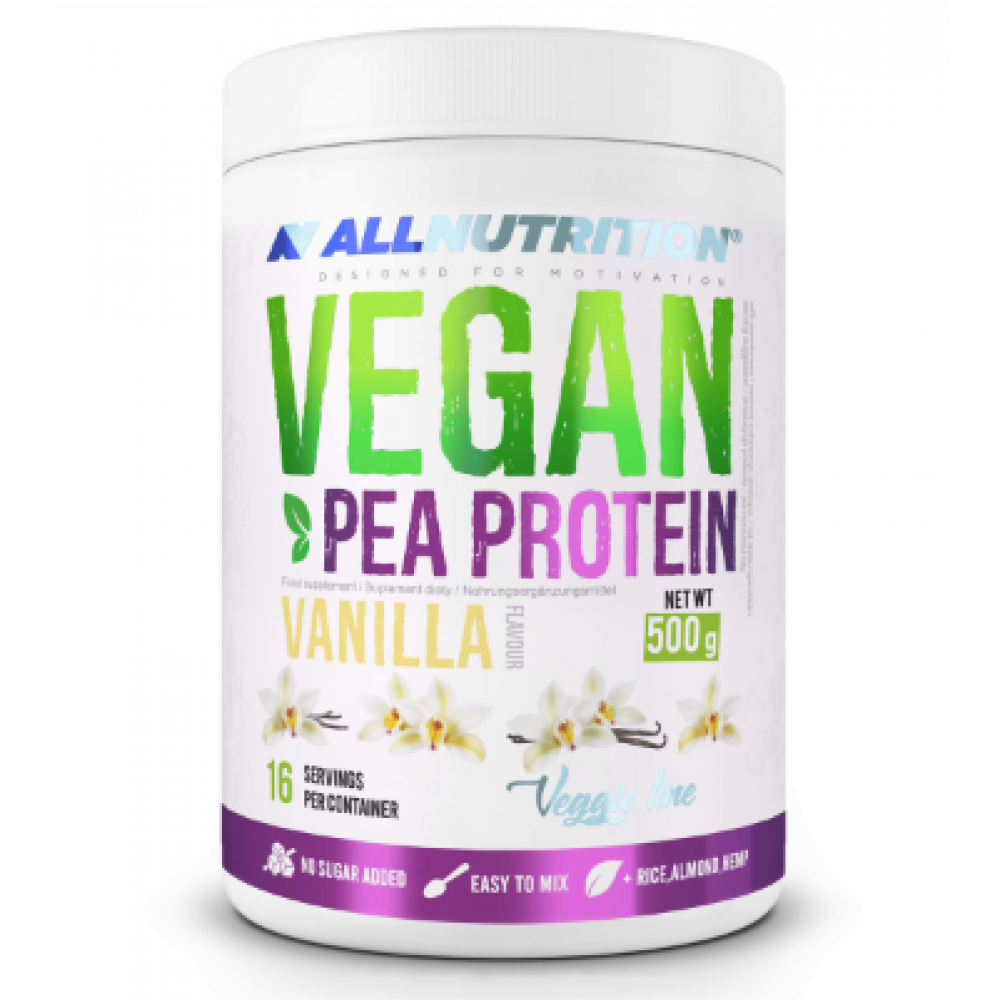 Allnutrition Vegan Pea Protein - 500g Vanilla 100-77-5838231-20