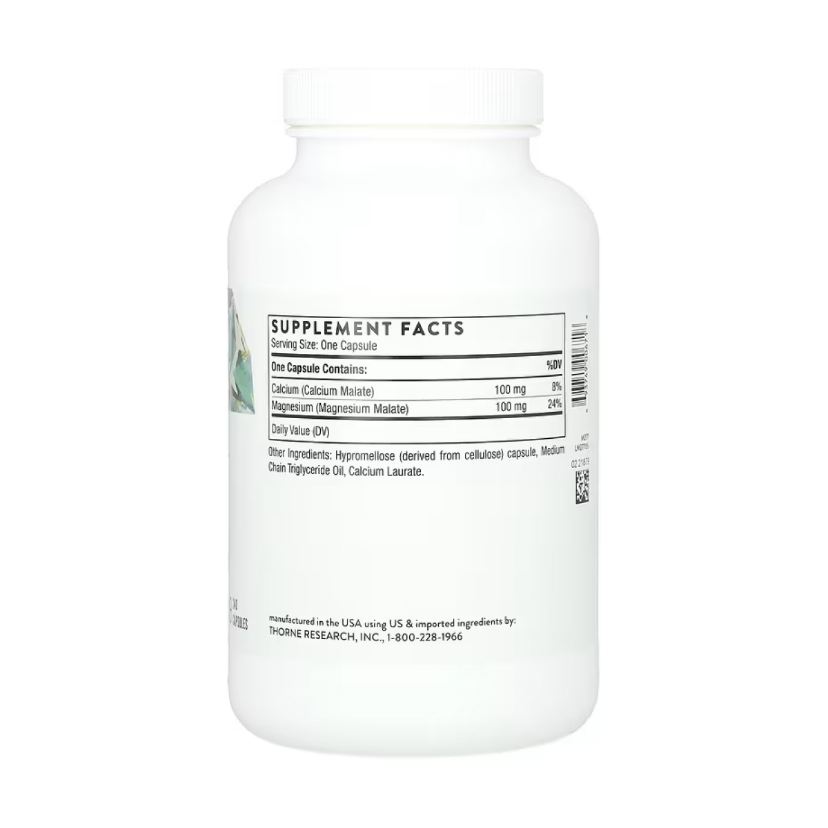 Thorne Calcium Magnesium Malate - 240 caps 2023-10-3660