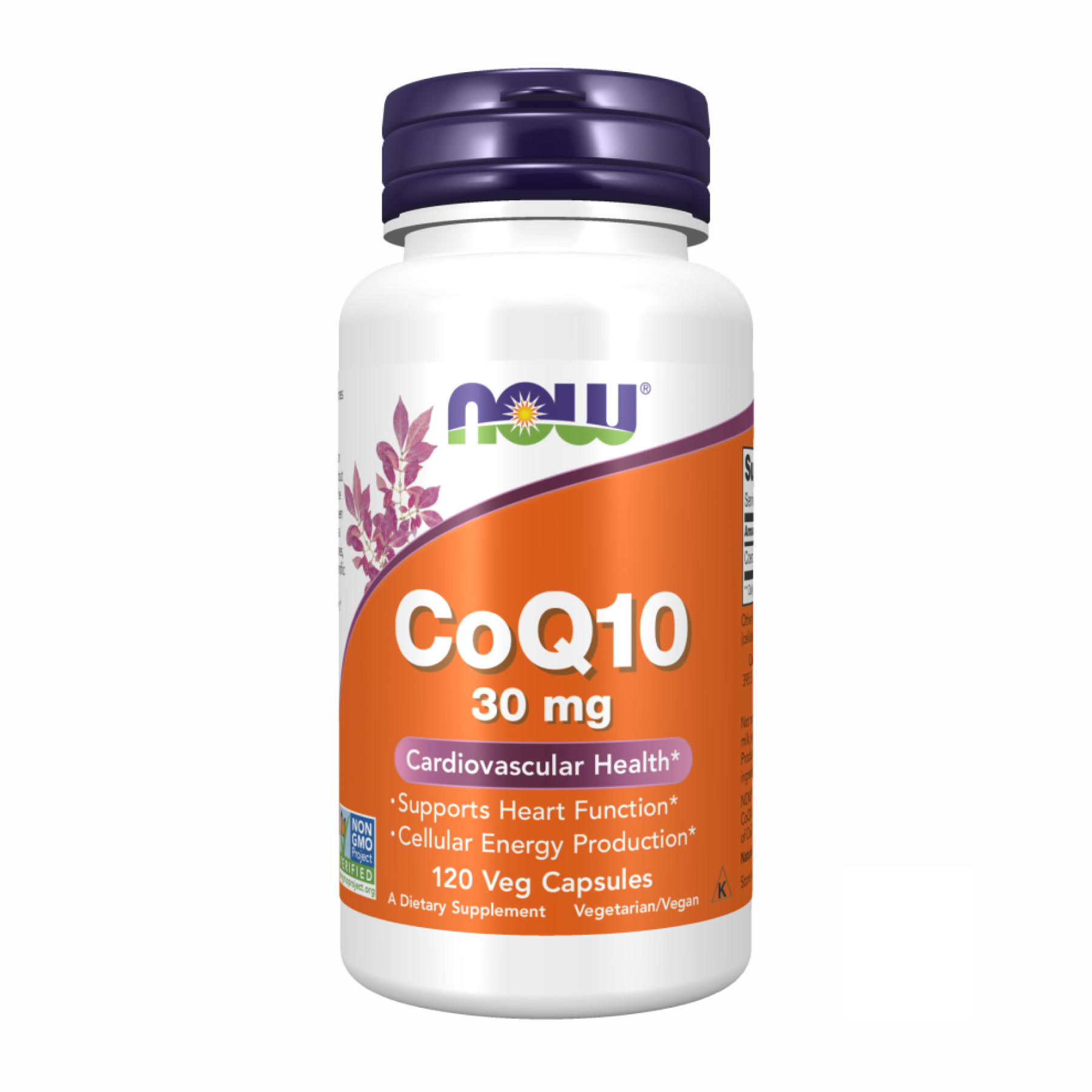 Now Foods CoQ10 30mg - 120 vcaps (Без етикетки) 2023-10-7817