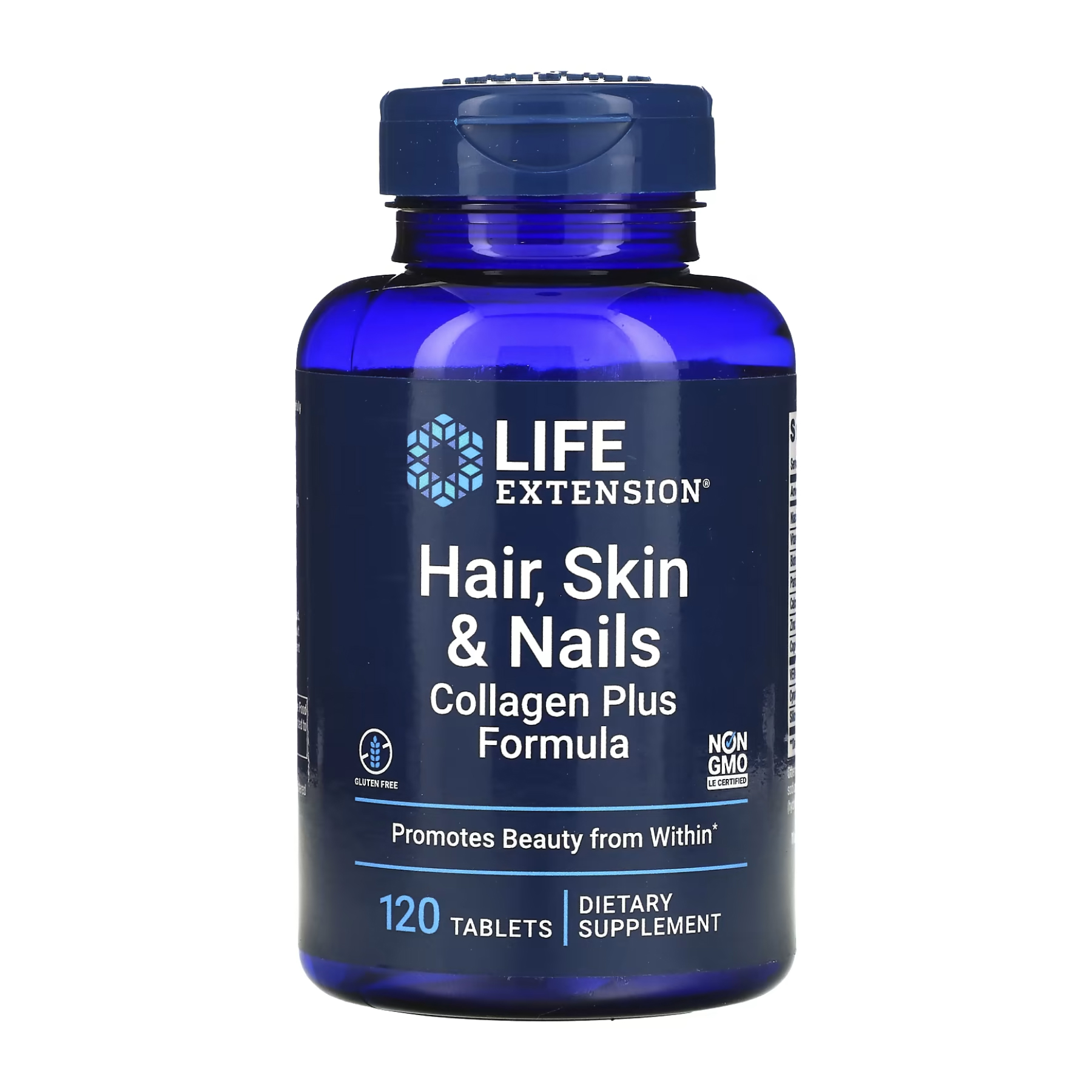 Life Extension Hair, Skin & Nails Collagen Plus Formula - 120 tabs 2022-10-1975