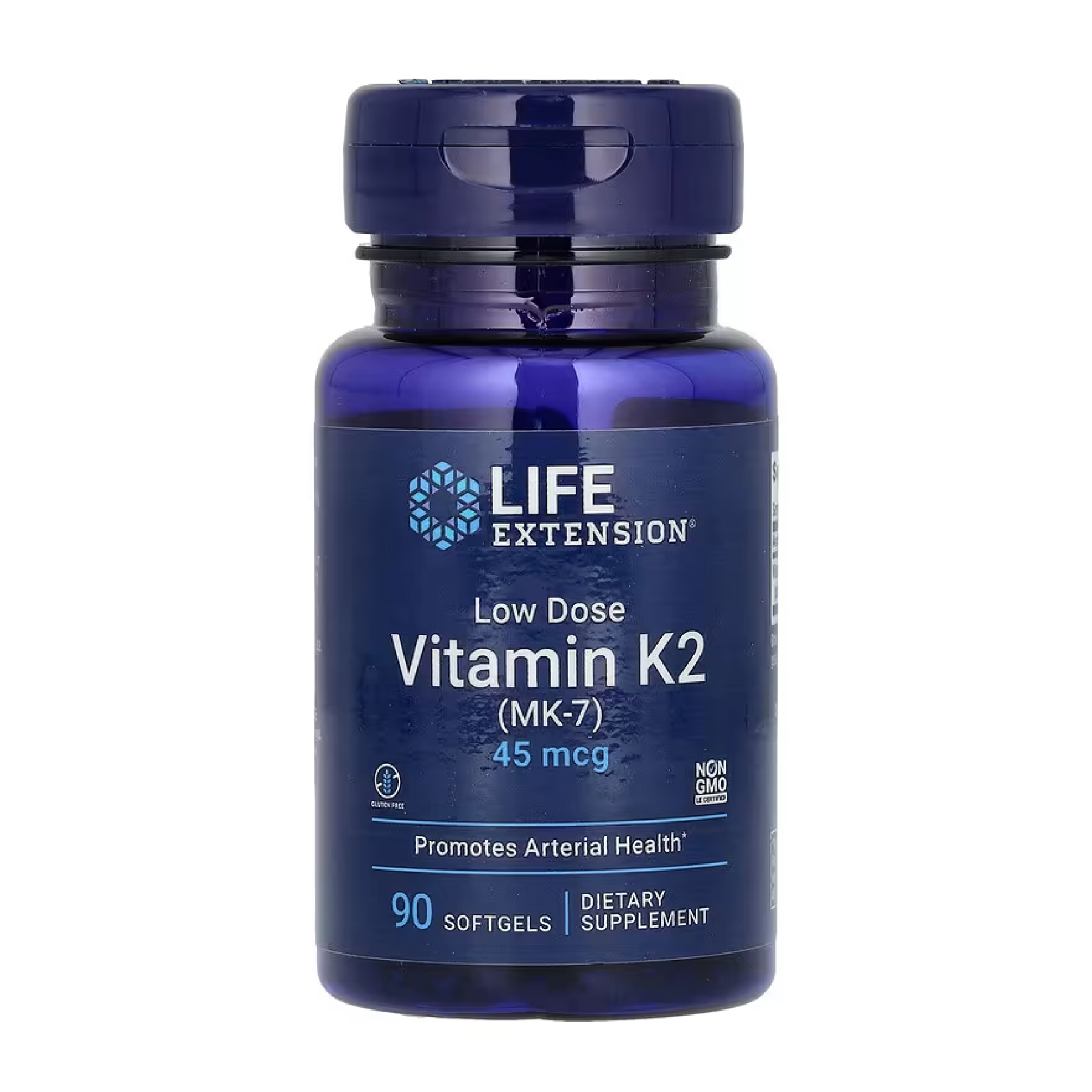 Life Extension Low Dose Vitamin K2 45 mcg - 90 softgels 2023-10-5209