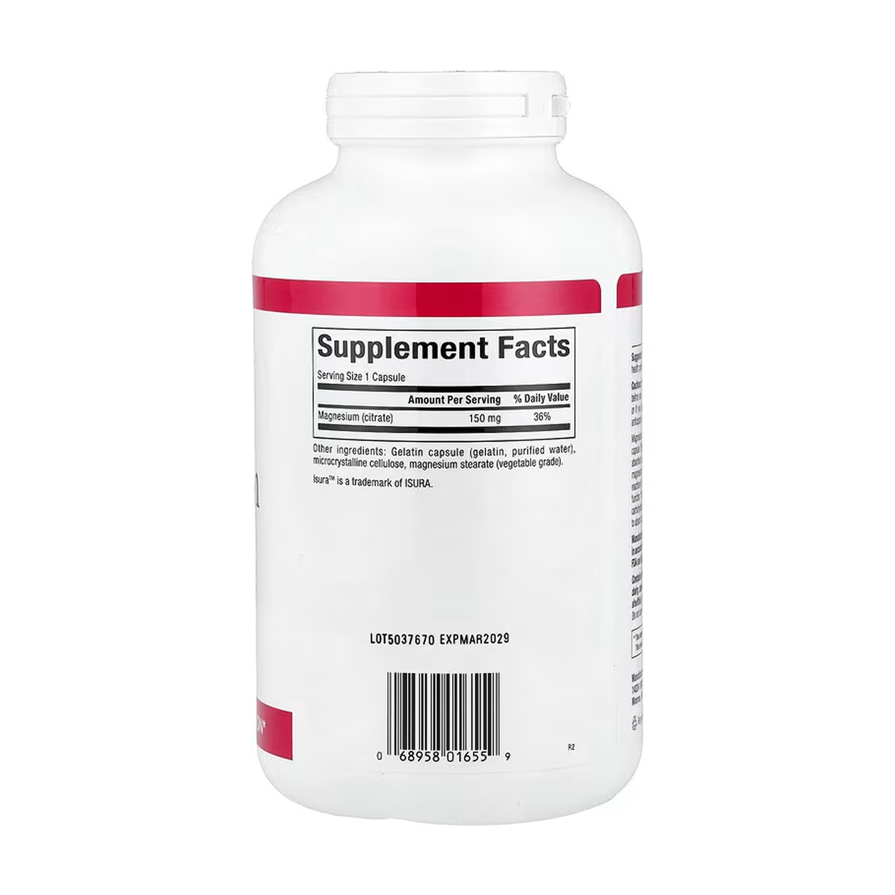 Natural Factors Magnesium Citrate 150mg - 360 caps 2023-10-5743