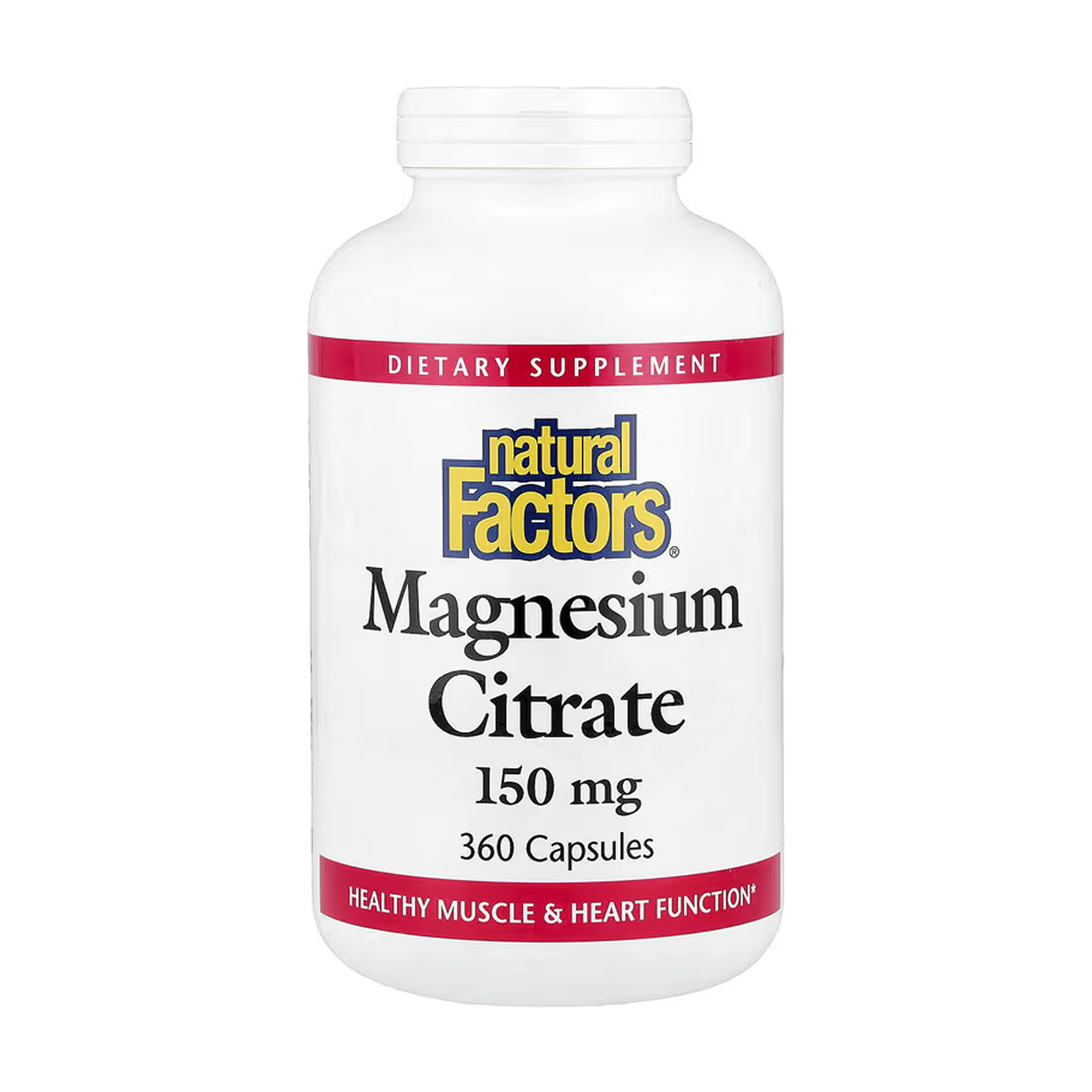 Natural Factors Magnesium Citrate 150mg - 360 caps 2023-10-5743
