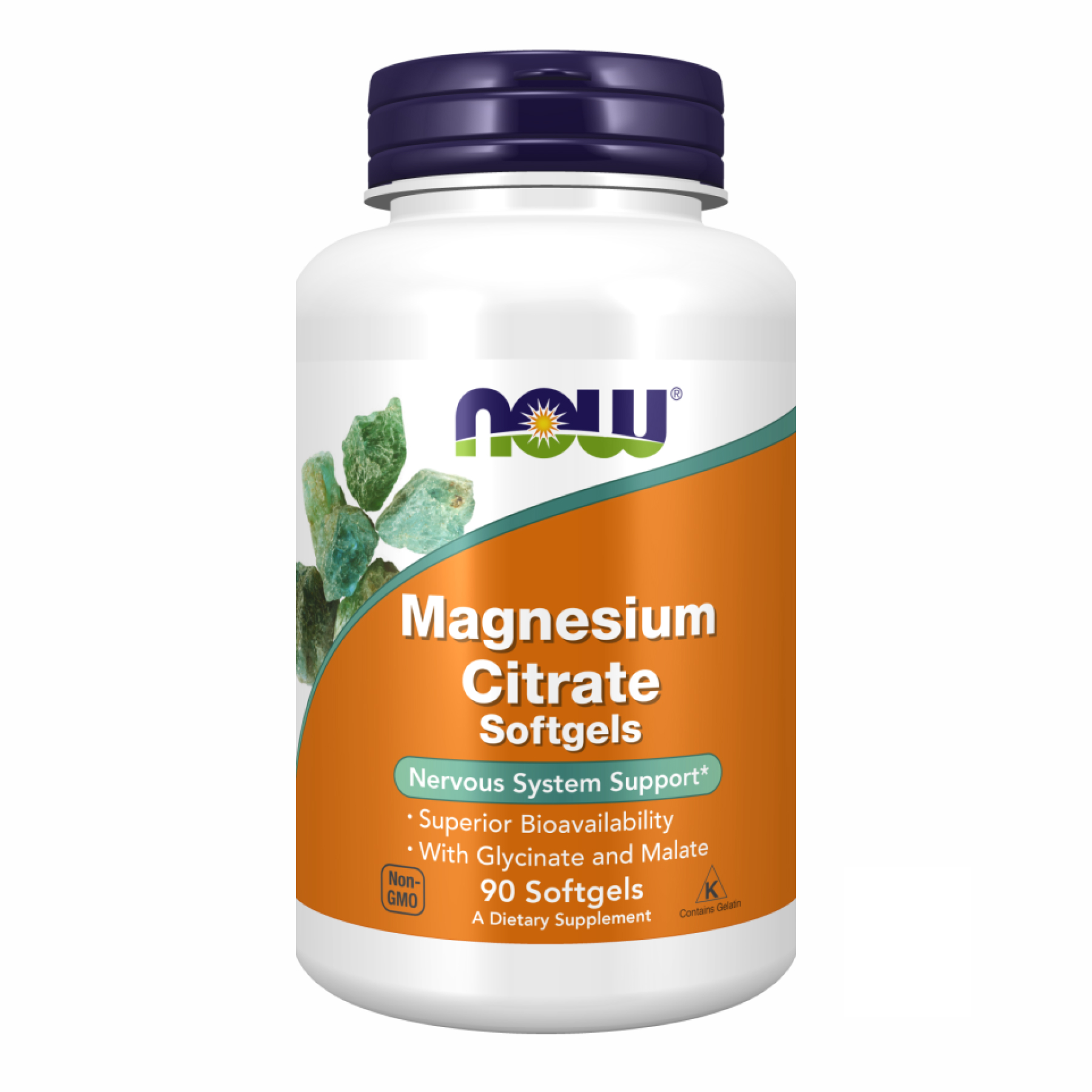 Now Foods Magnesium Citrate 134mg - 90 sgels 2022-10-0030