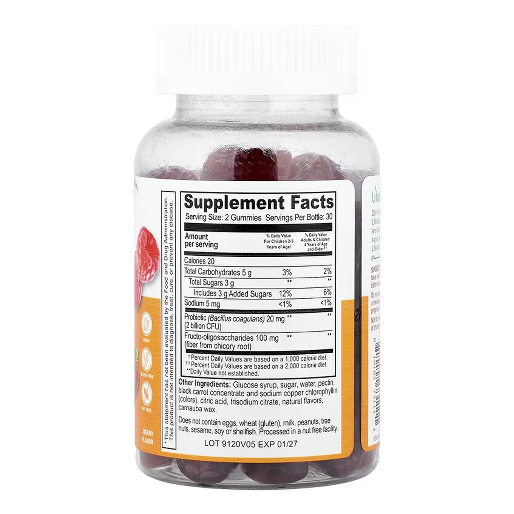 Lifeable Probiotic 2 Billoin CFU Kids - 60 gummies 2023-10-7288